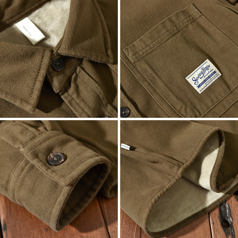 Ciedera Cargo Fleece Overshirt
