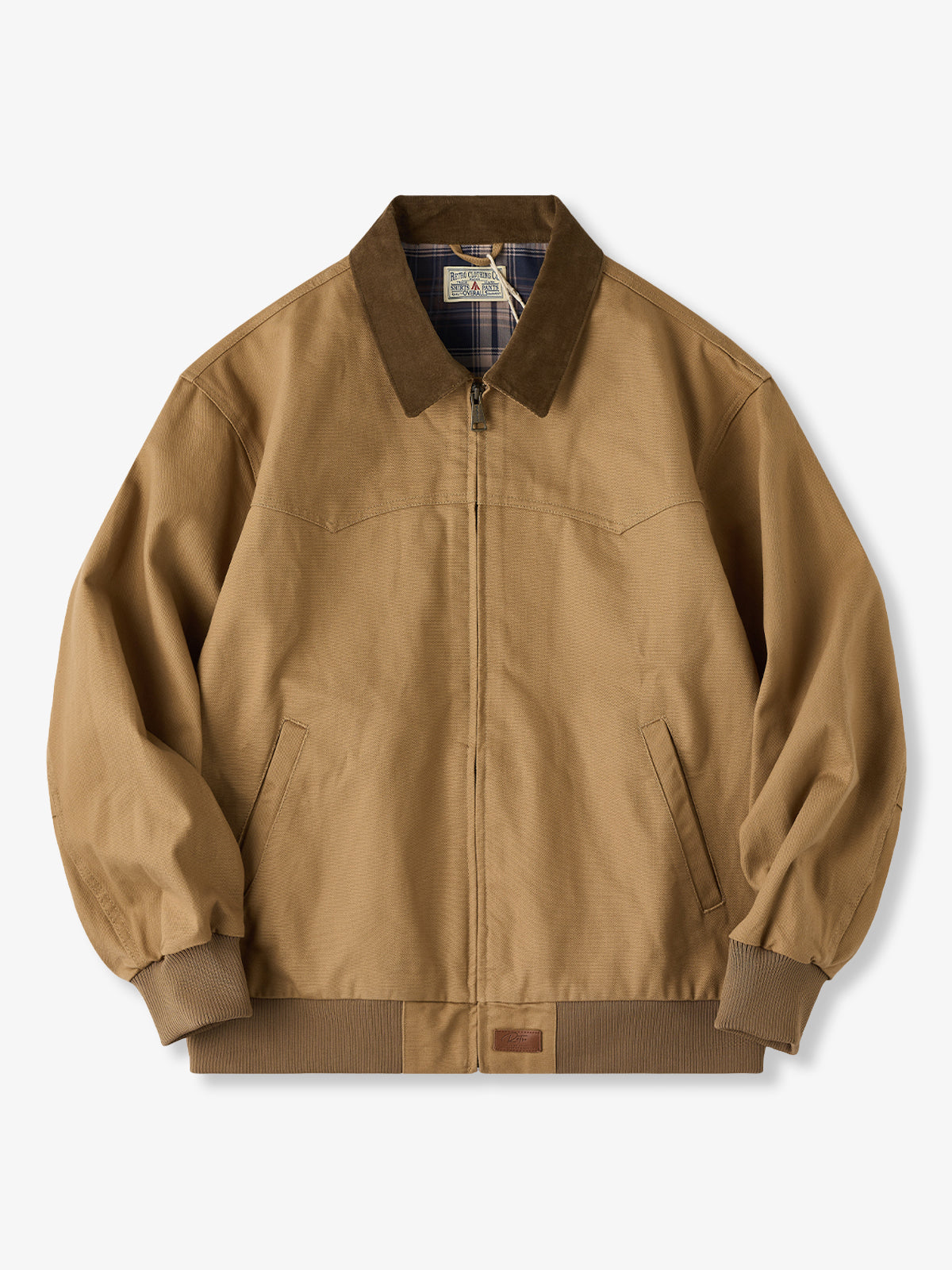 Sarno Classic Corduroy Collar Canvas Jacket