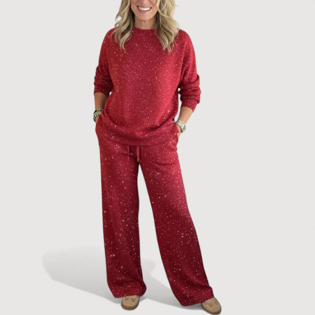 Ciedera Cozy Speckled Loungewear Set