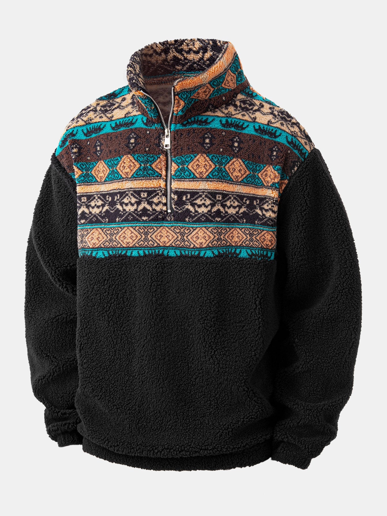 Dawn Aztec Quarter Zip Sweater