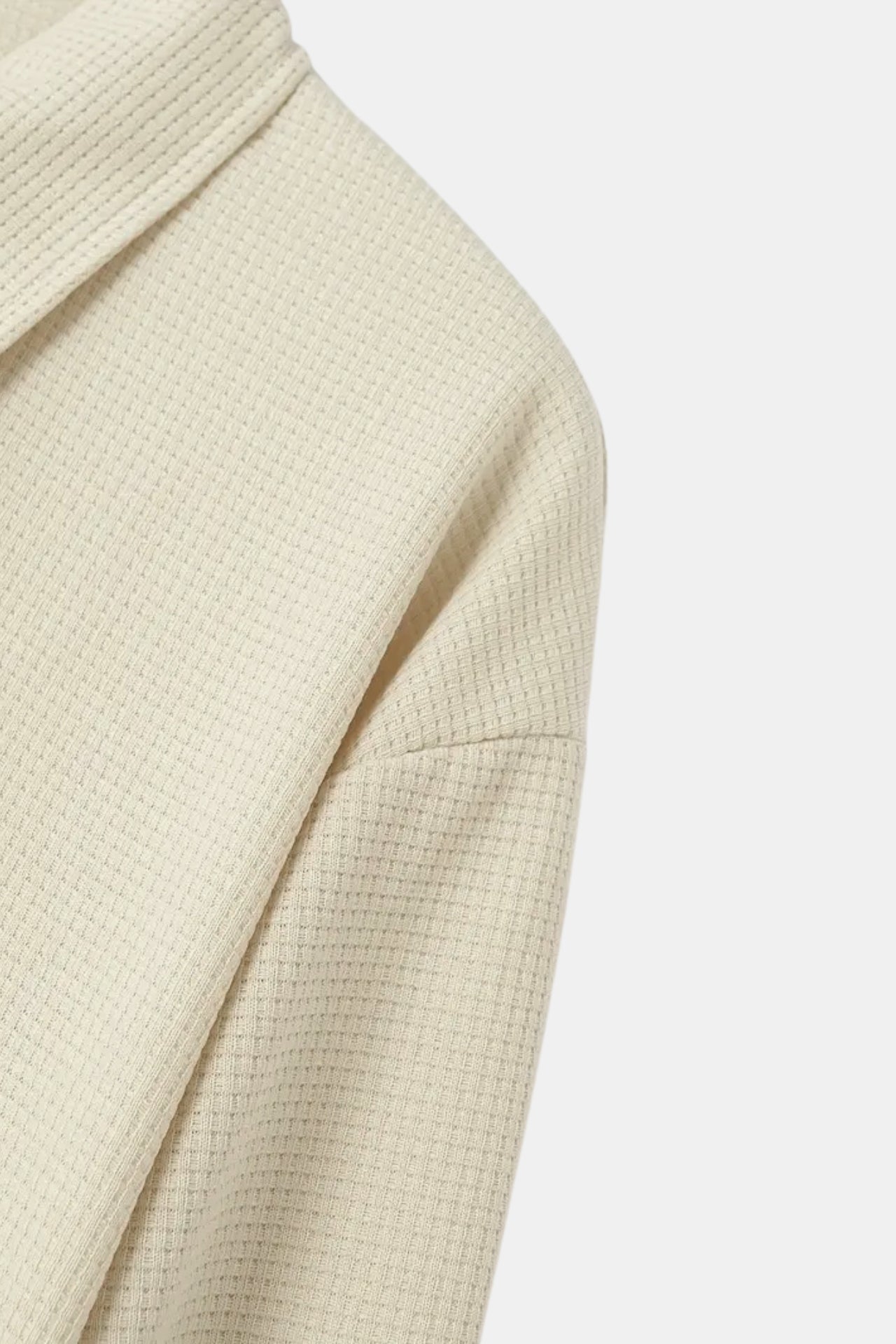 Ciedera Premium Polo Collar Design Jacket Beige