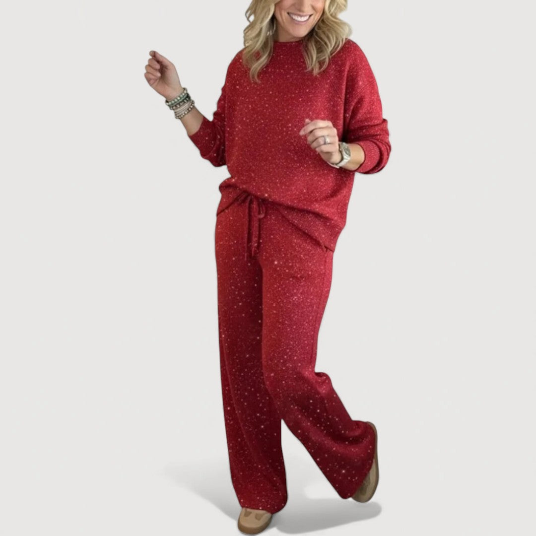 Ciedera Cozy Speckled Loungewear Set