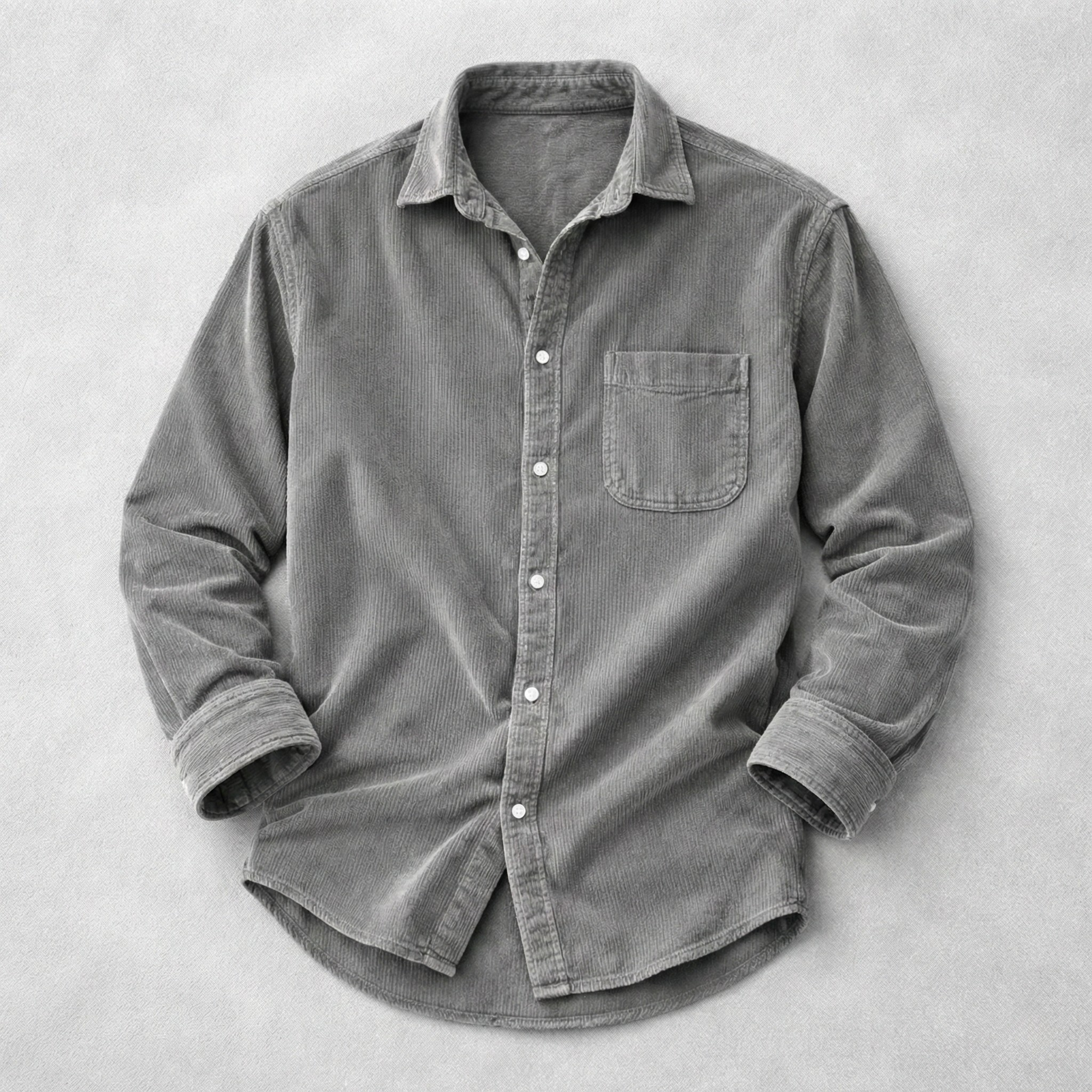 Barger Corduroy Button-Up Shirt