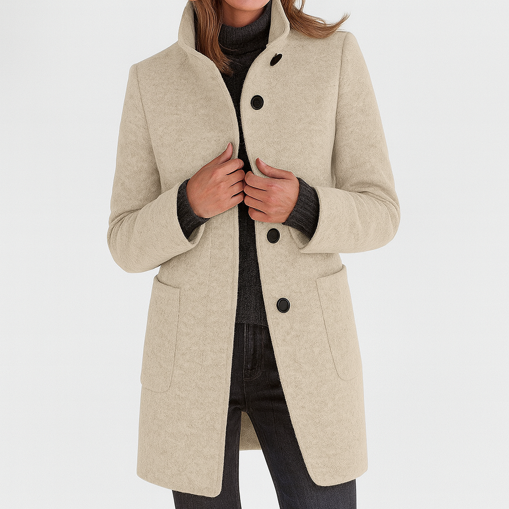 Ciedera Wool-Blend Coat