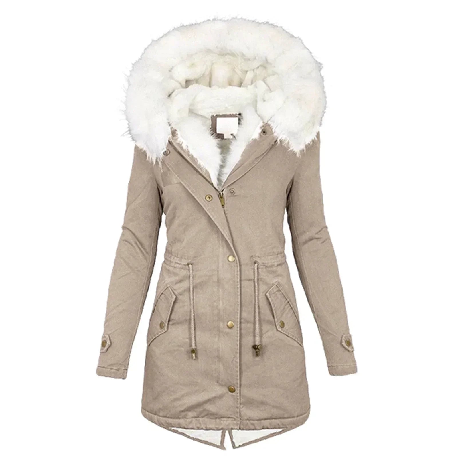 Ciedera Faux Fur Parka Jacket