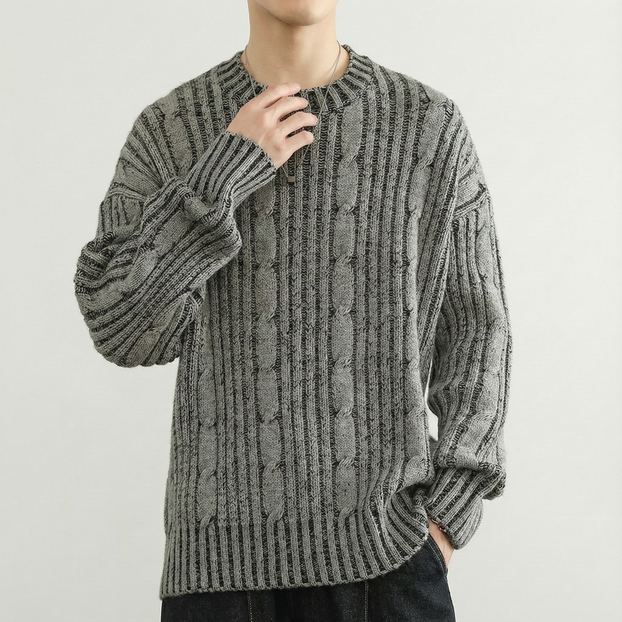 Alex Cashmere Cable Knit Sweater