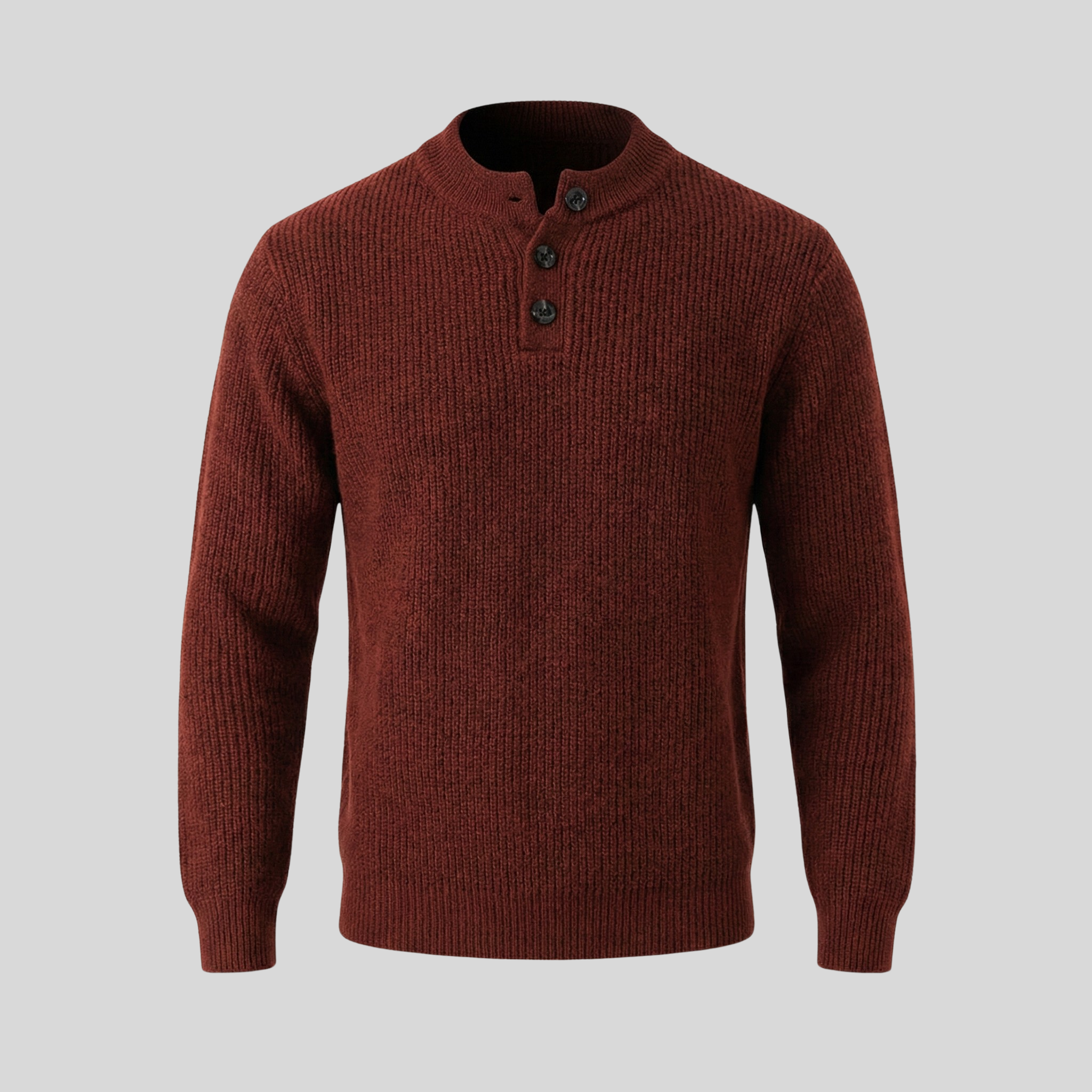 Ravello Ribbed Henley Sweater