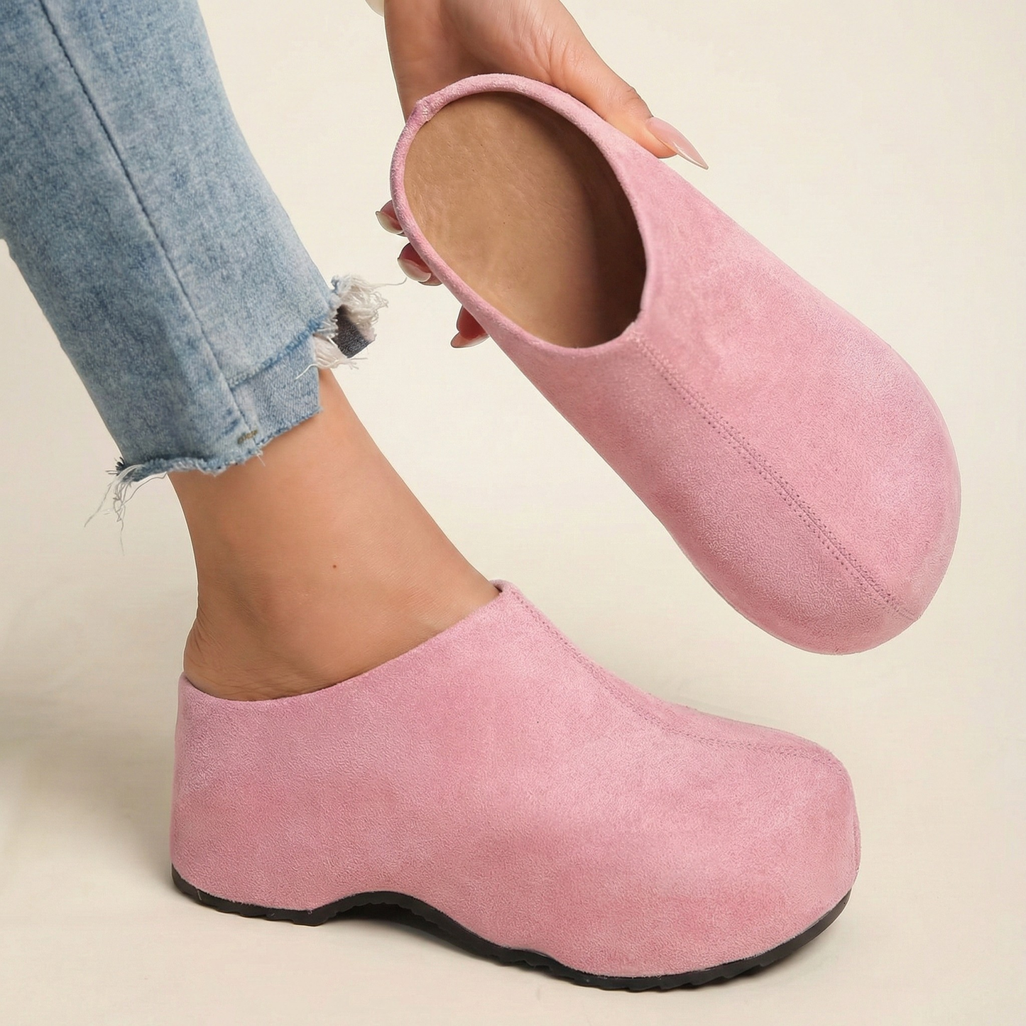 Apres Suede Comfort Clogs
