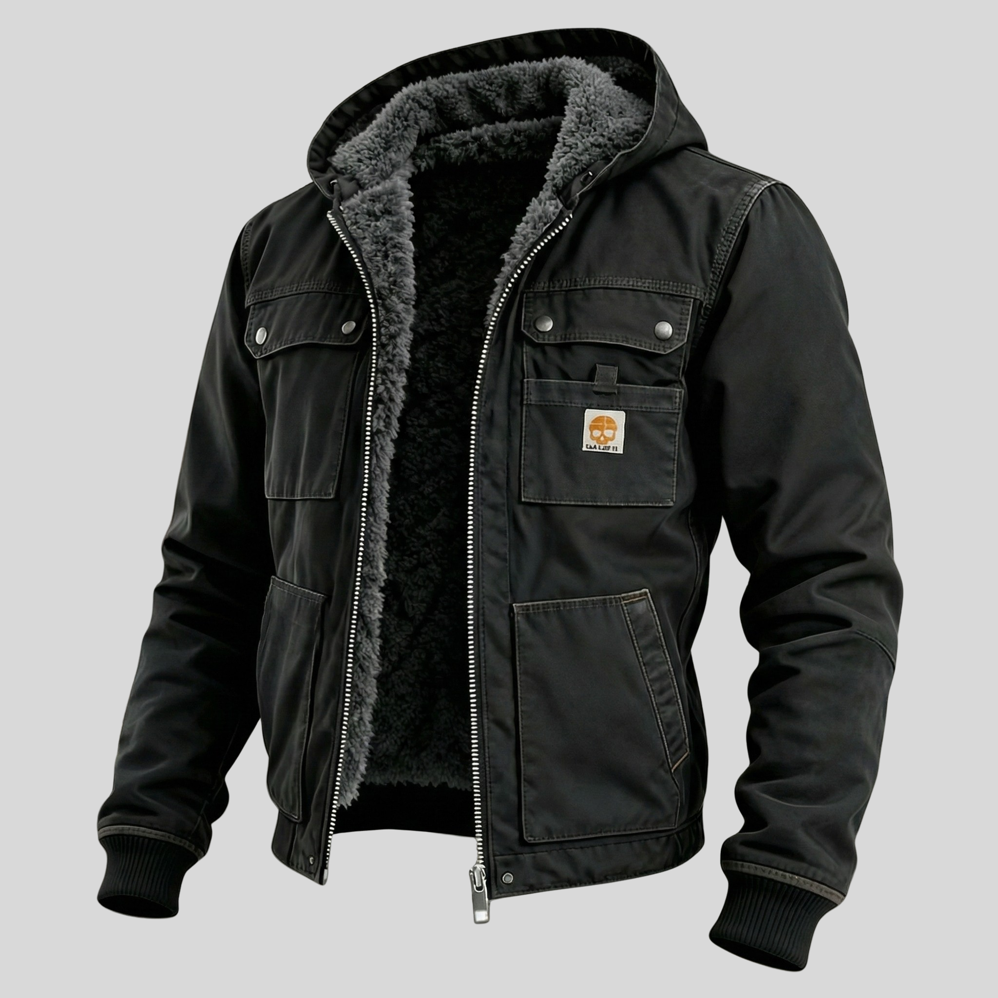 Ciedera Sherpa Lined Utility Jacket