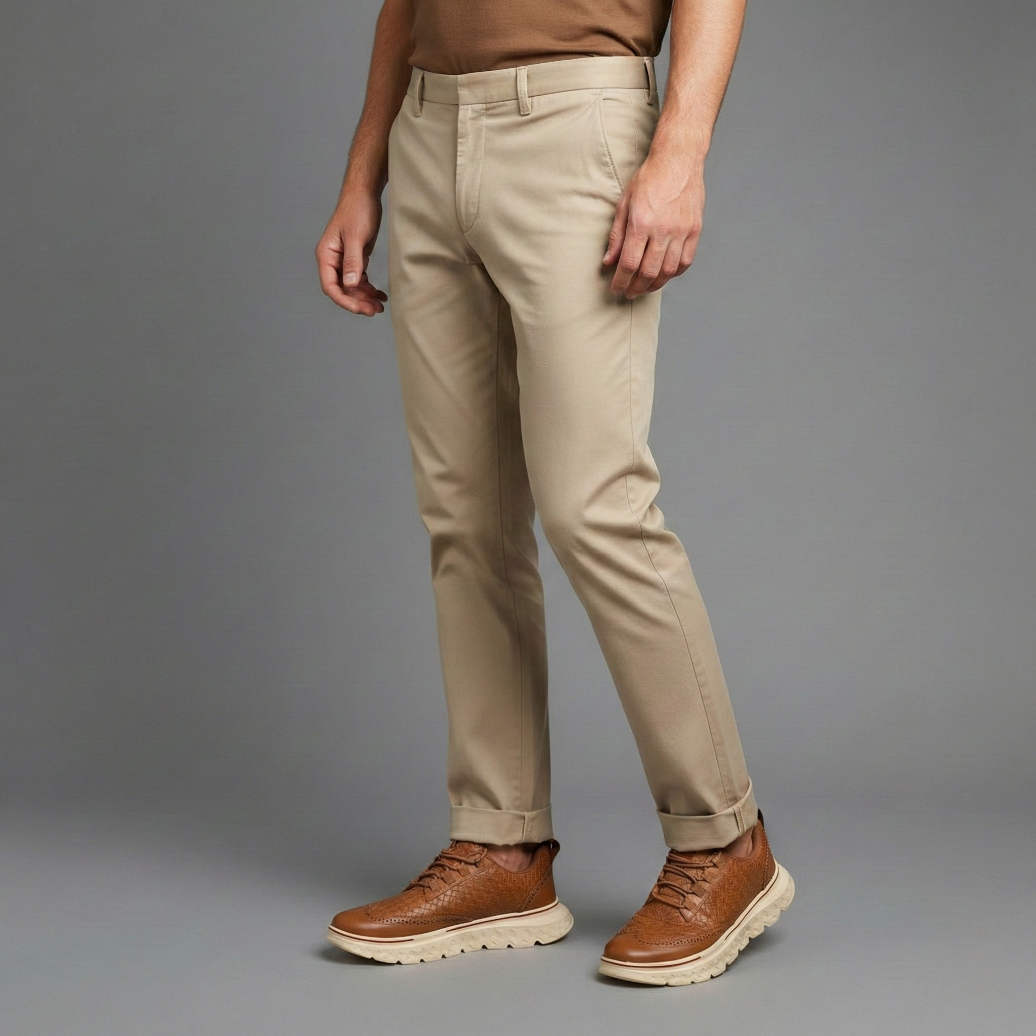 Grant Woven Leather Sneakers