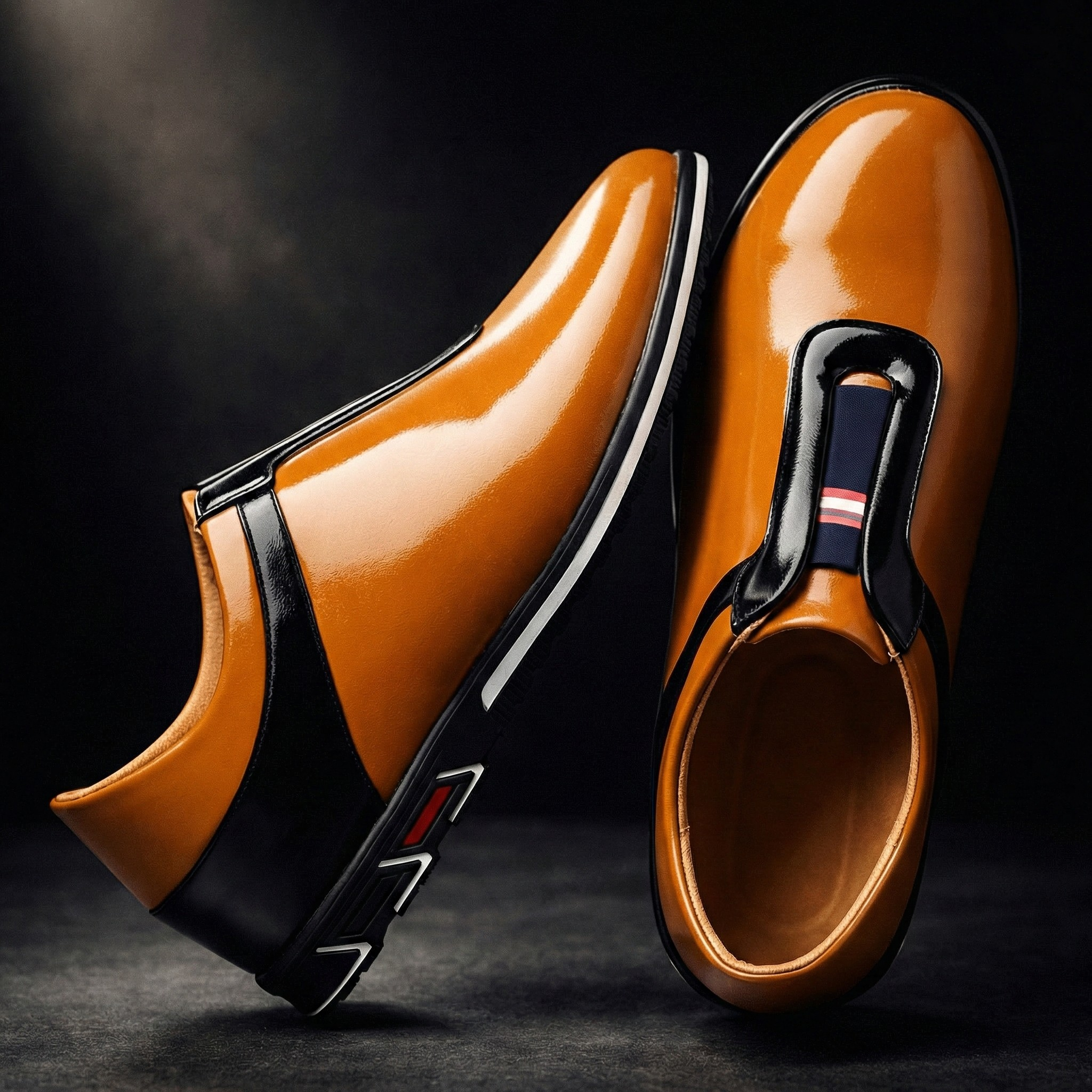 Monarch Leather Slip-On Shoes