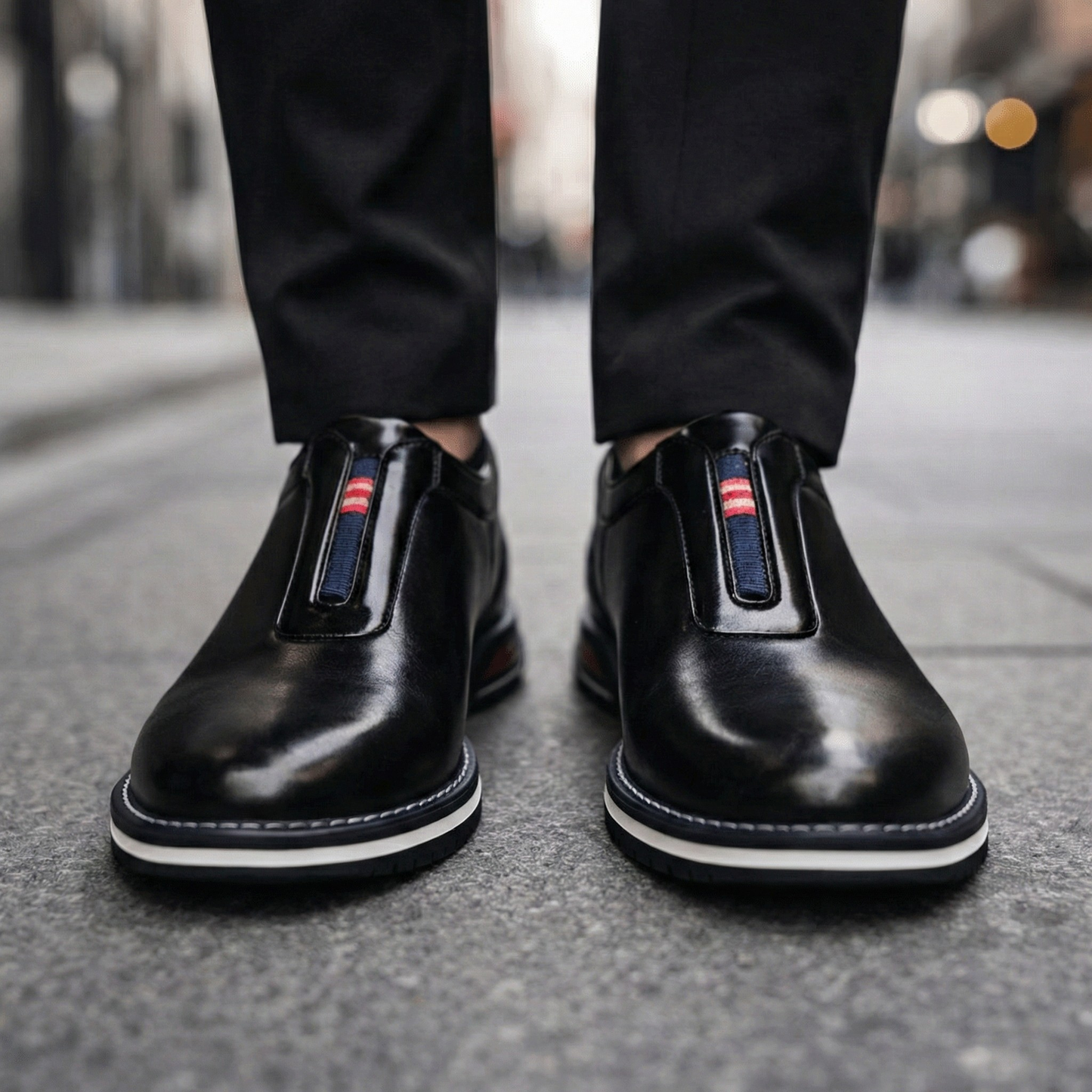 Monarch Leather Slip-On Shoes