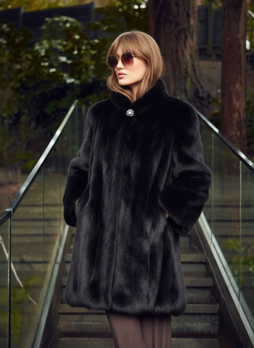 Faux Fur Coat