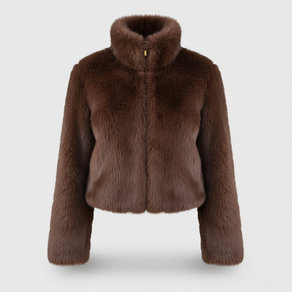 Plush Faux Fur Jacket