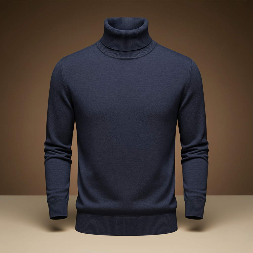 Classic Cashmere-Blend Turtleneck
