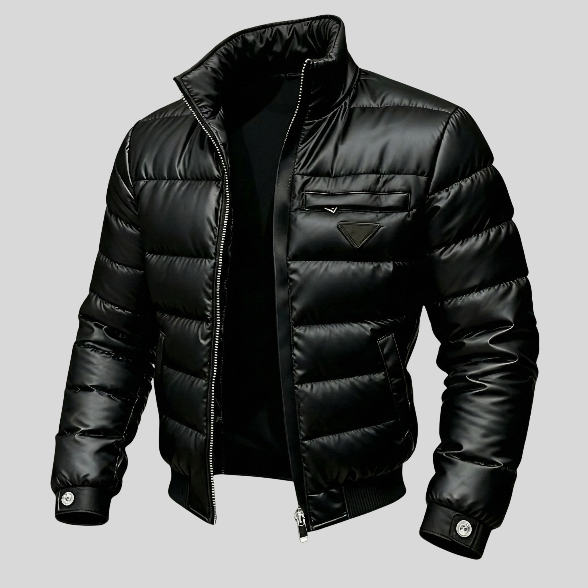 Ciedera Classic Black Puffer Jacket