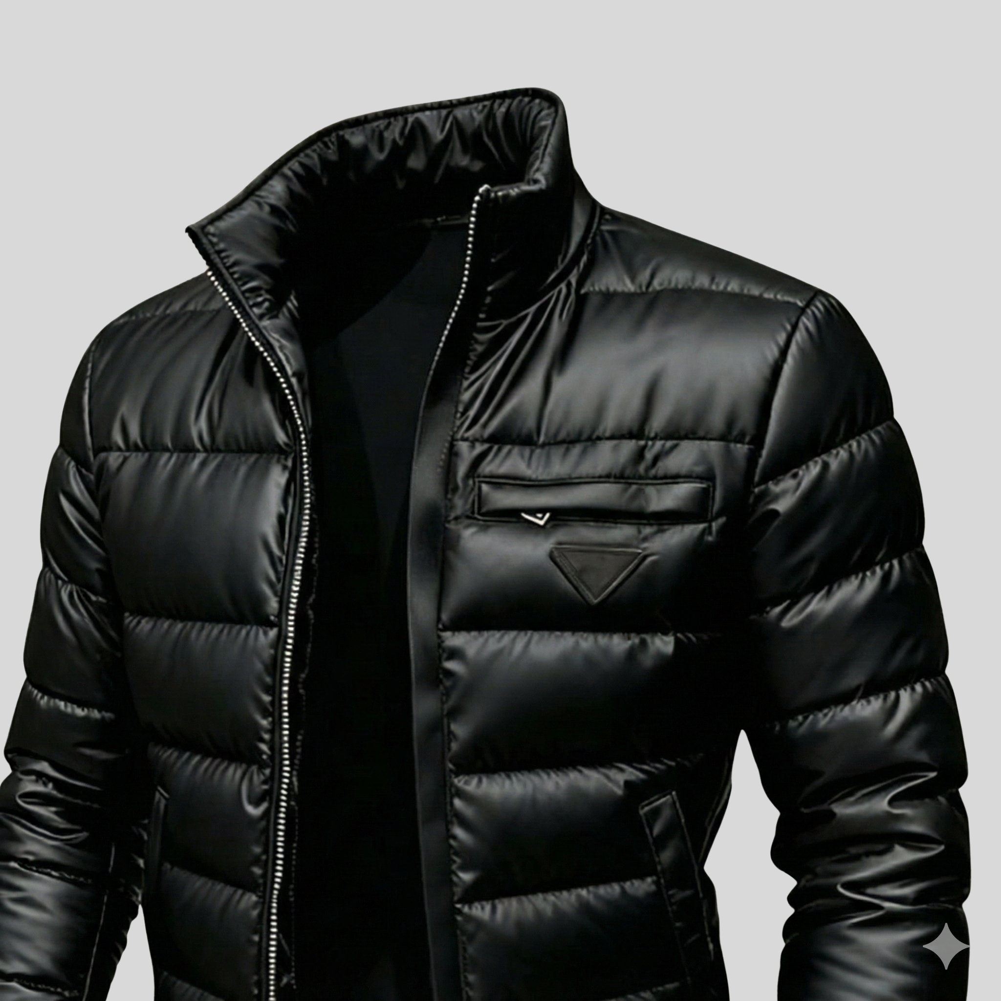 Ciedera Classic Black Puffer Jacket