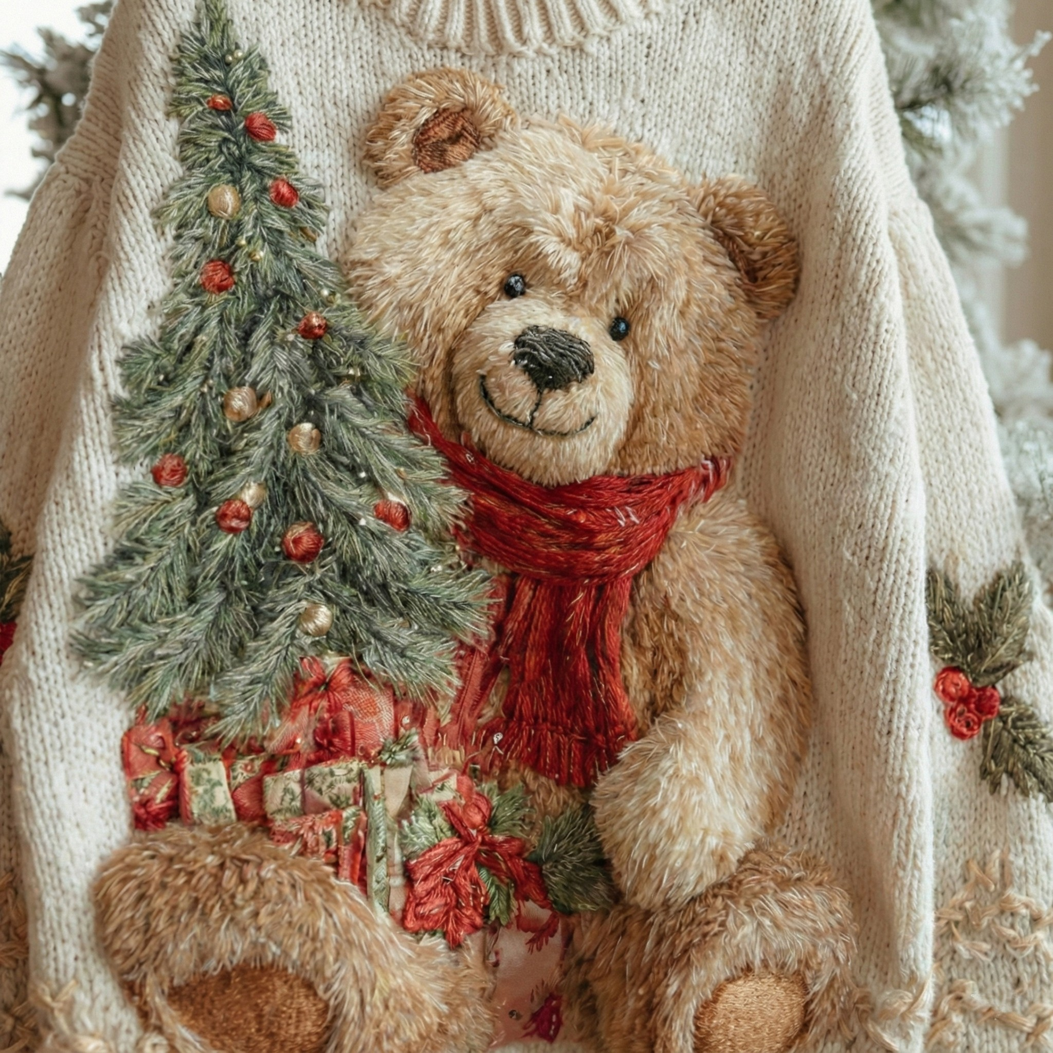 Christmas Teddy Sweater