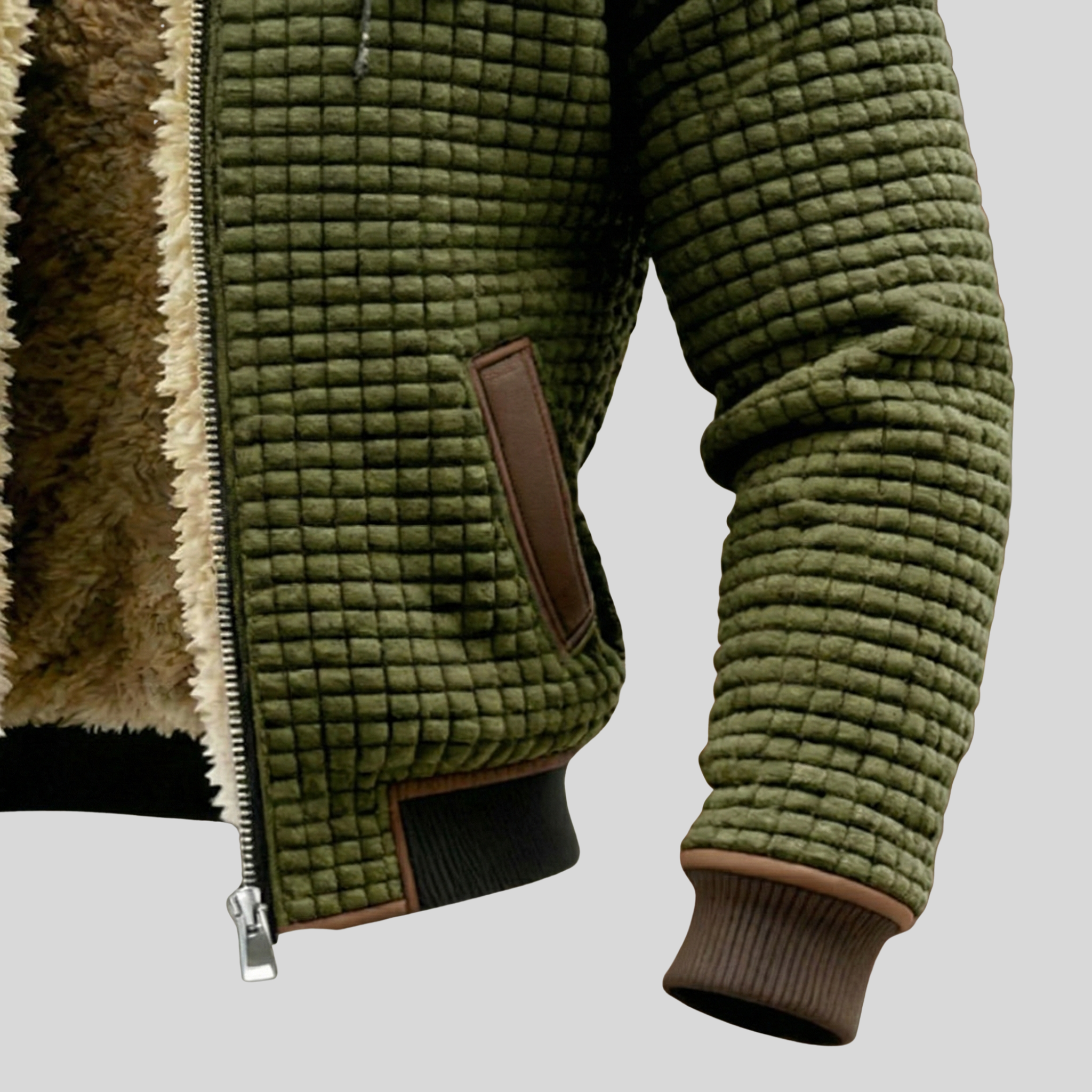 Ciedera Sherpa-Lined Padded Jacket