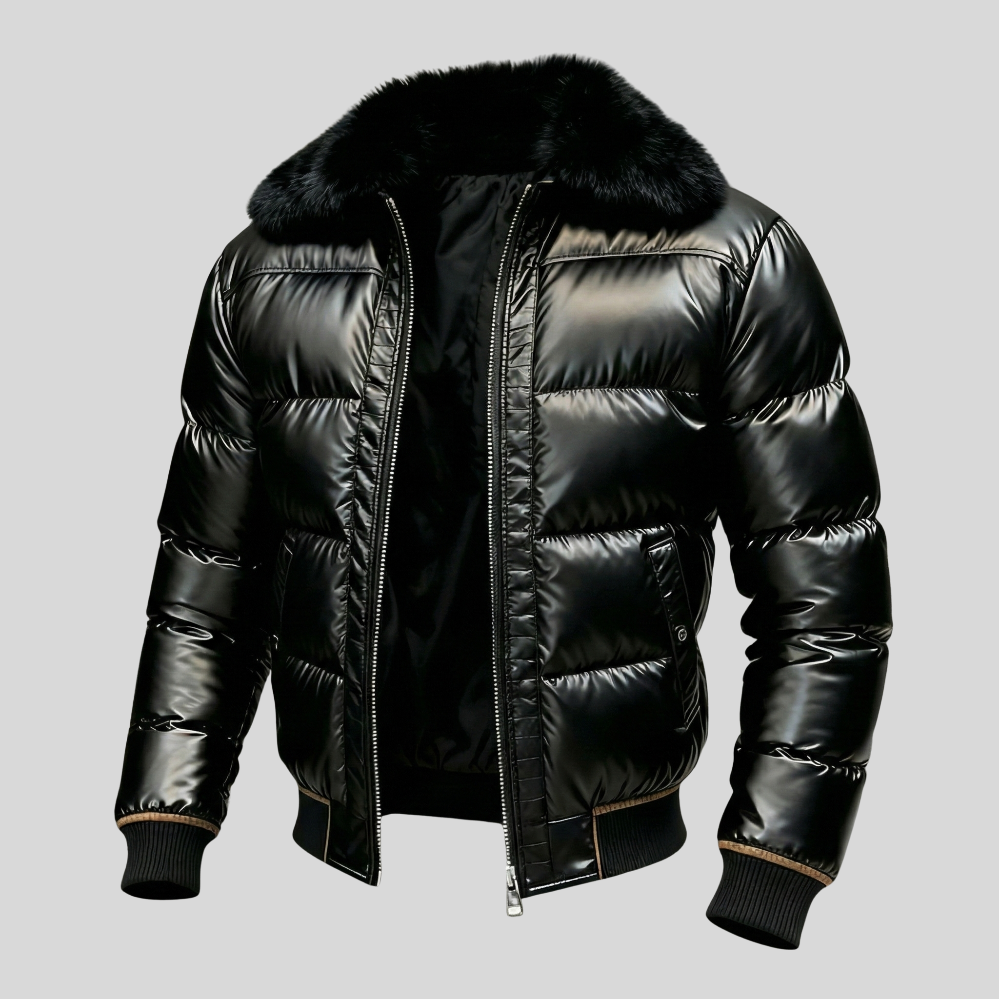 Ciedera Fur-Collar Puffer Jacket