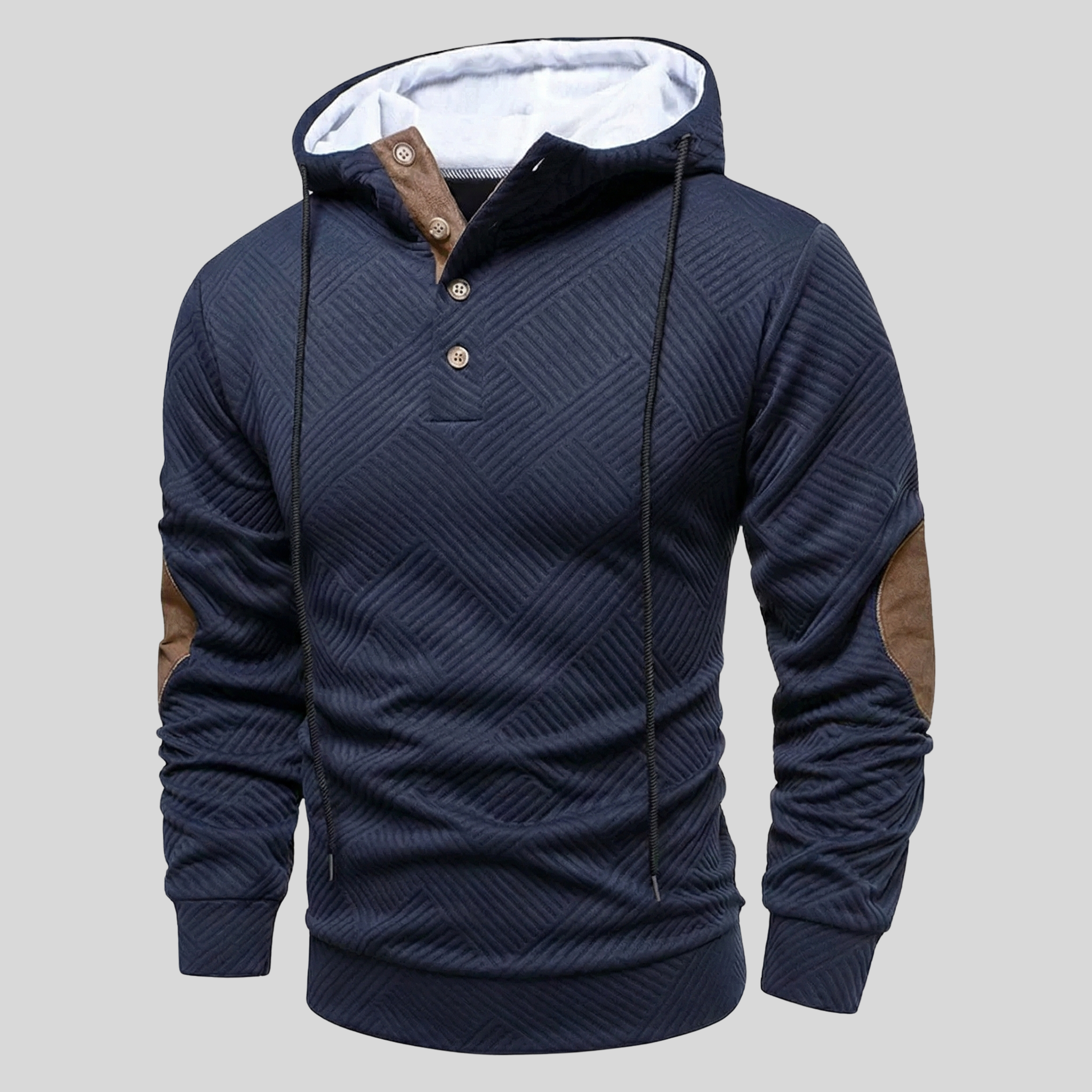 Lugo Textured Hooded Sweater