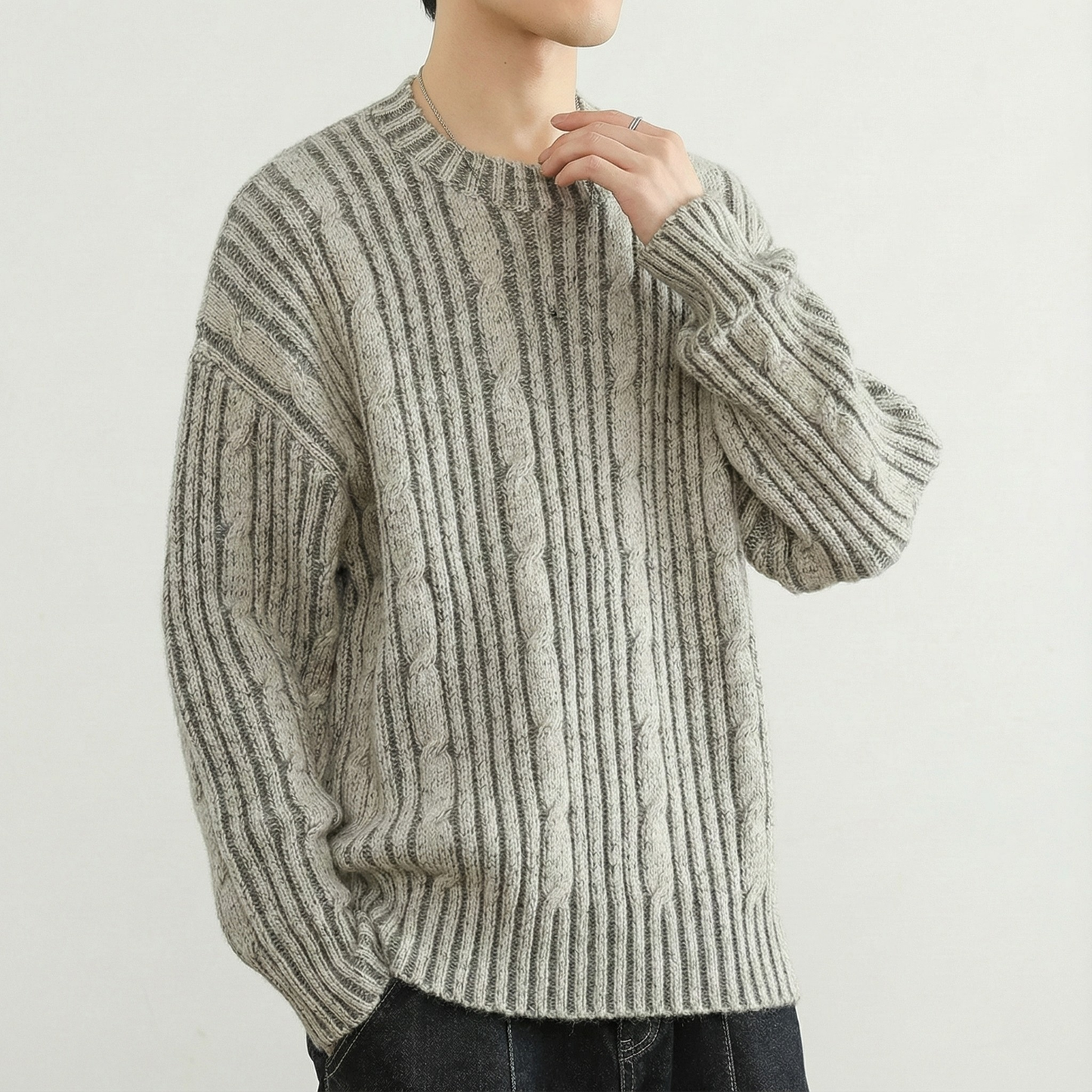 Alex Cashmere Cable Knit Sweater