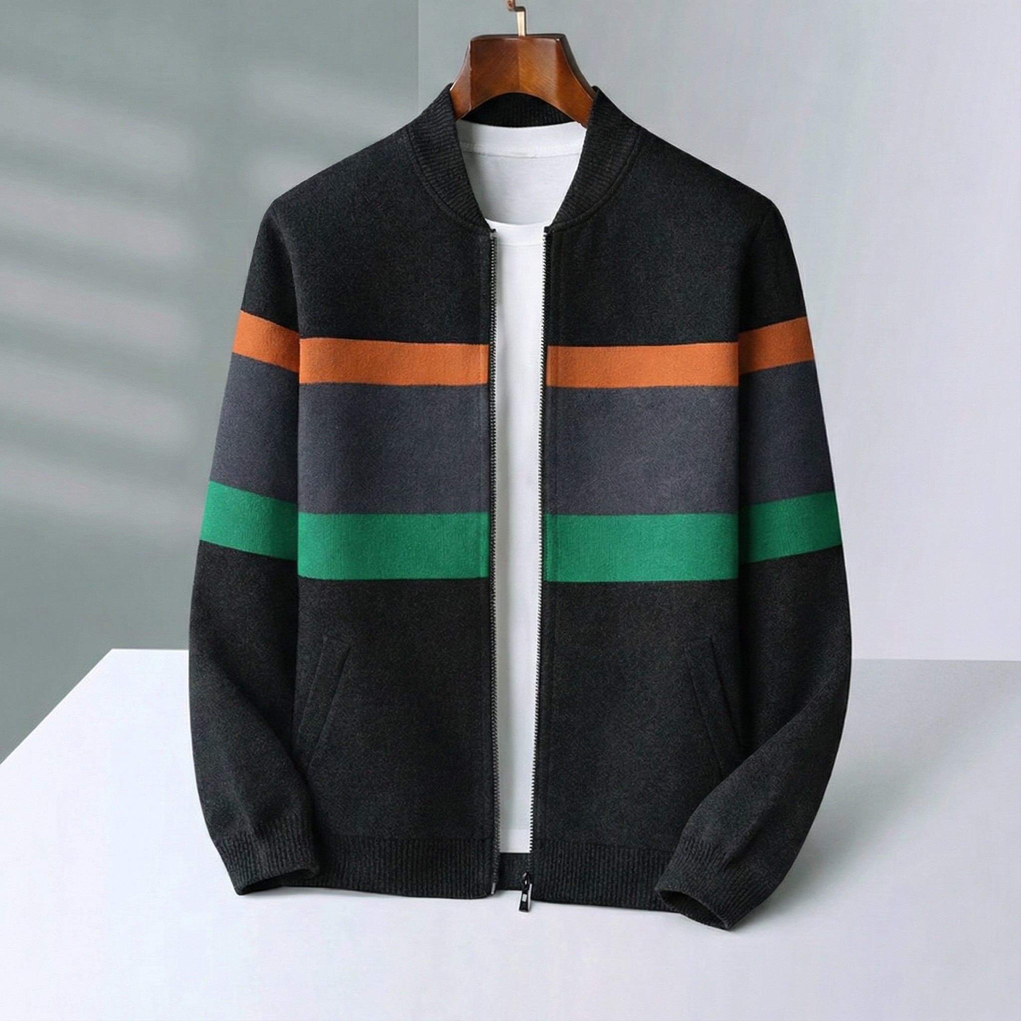 Mason Cashmere Zip Up Jacket