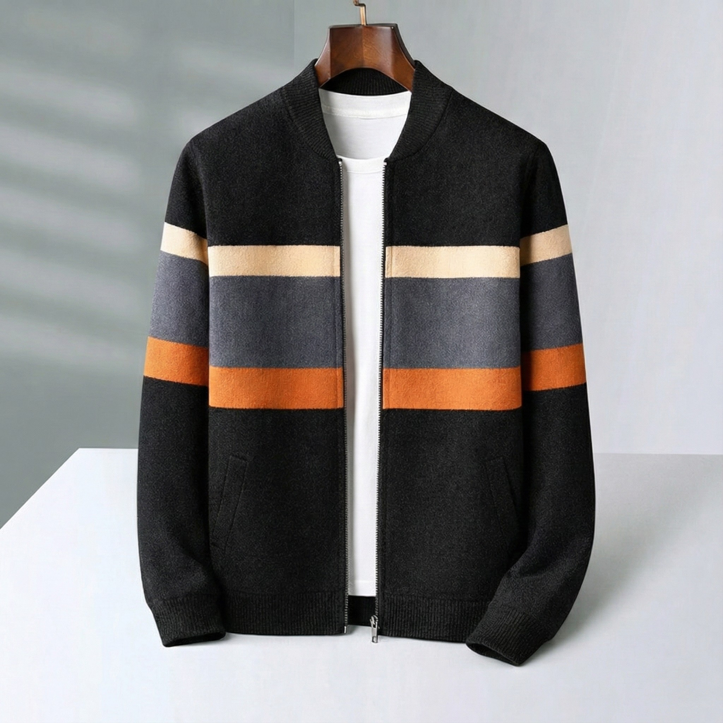 Mason Cashmere Zip Up Jacket