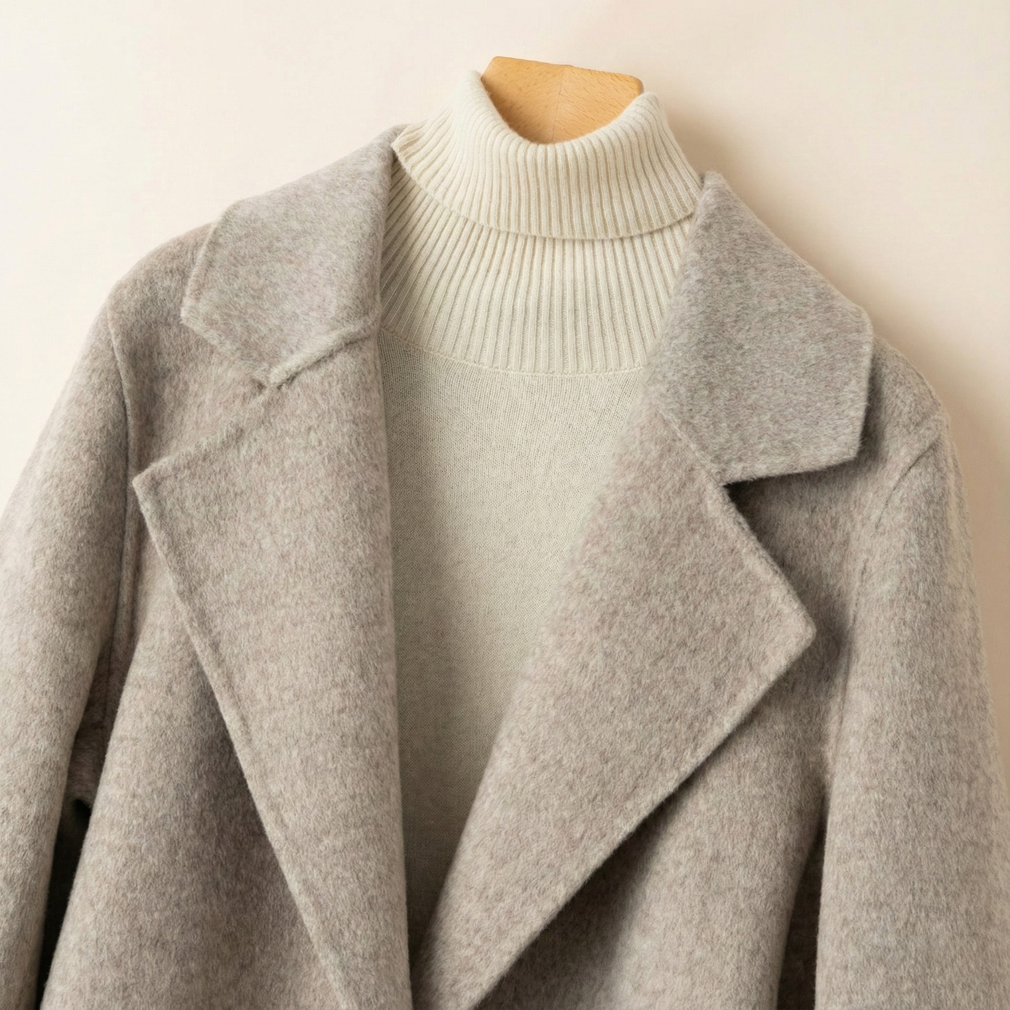 Carina Classic Wool Blend Tailored Coat