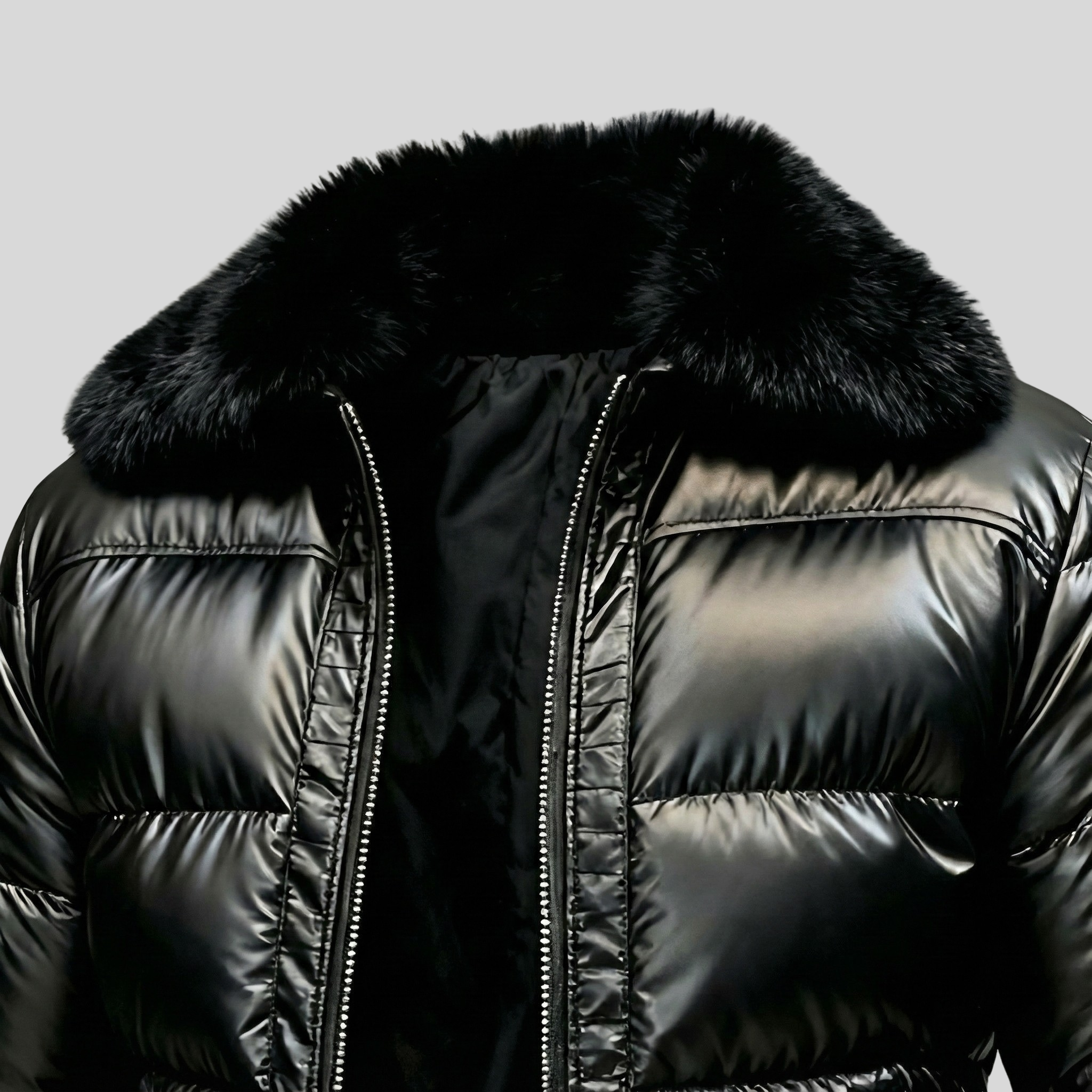 Ciedera Fur-Collar Puffer Jacket