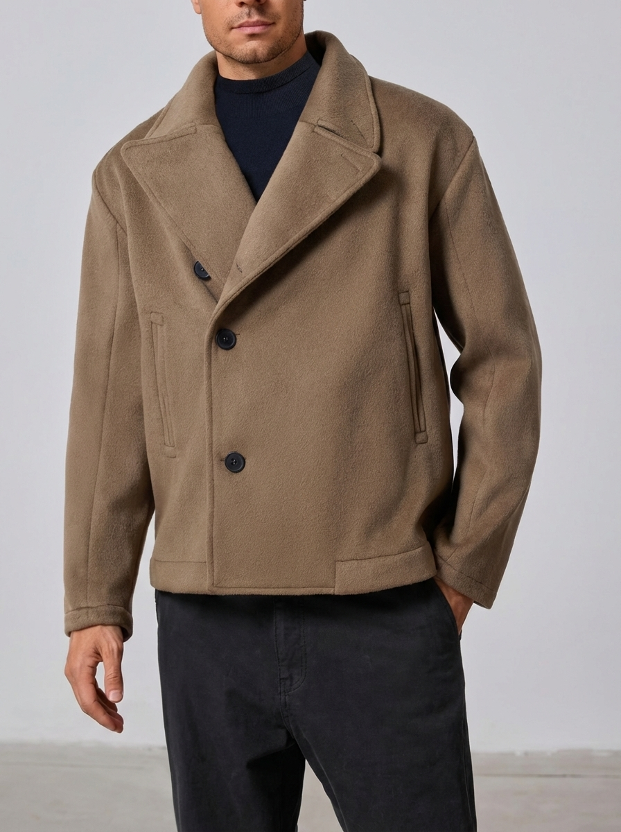 Amari Tailored Wool Short Jacket