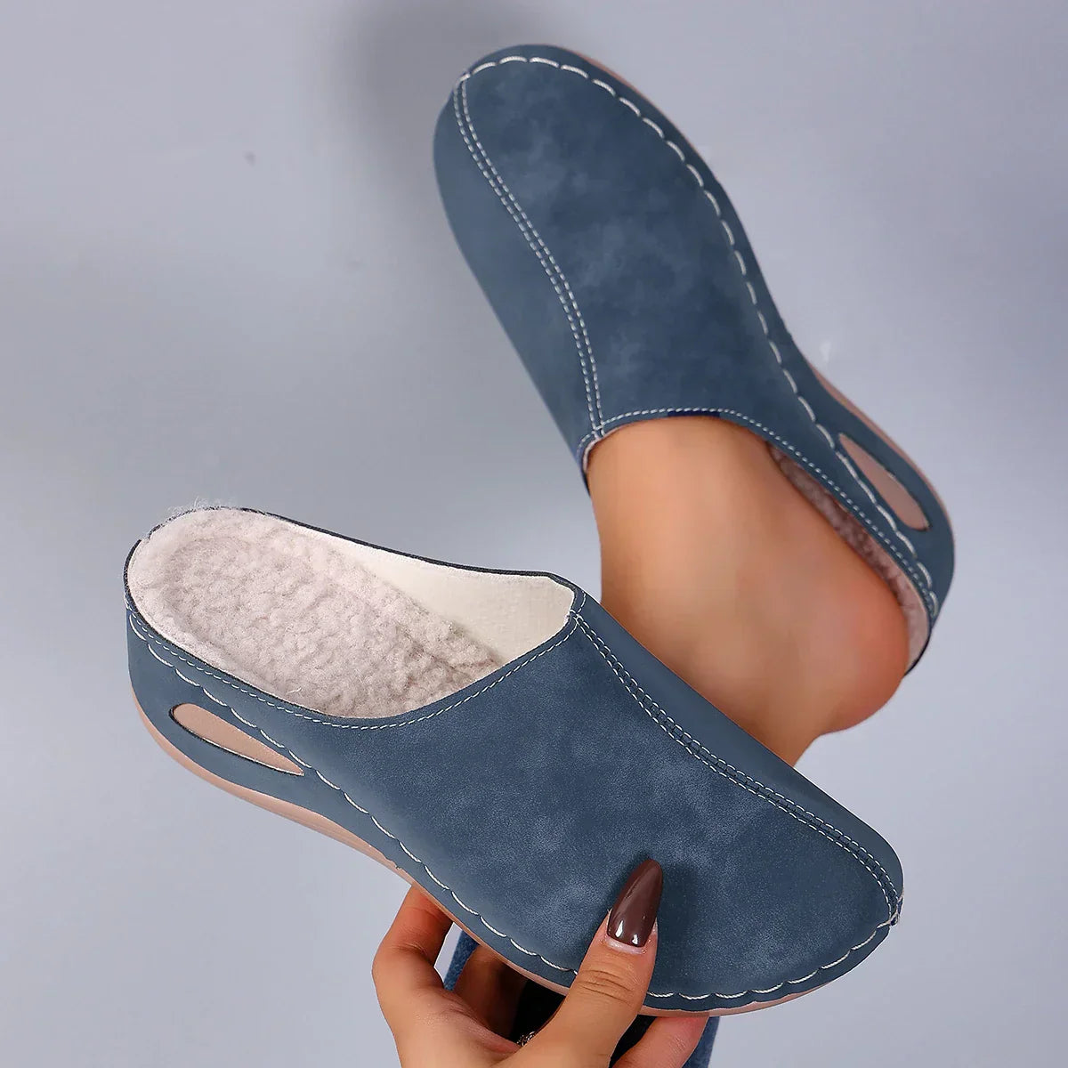 Lola Suede Orthopedic Slippers