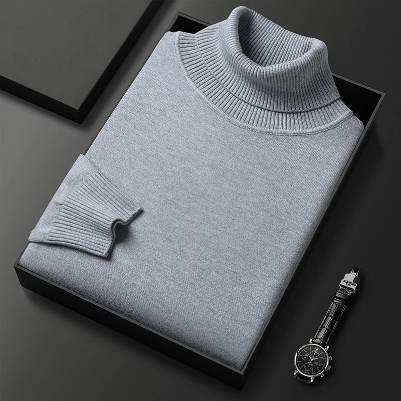 Classic Cashmere-Blend Turtleneck