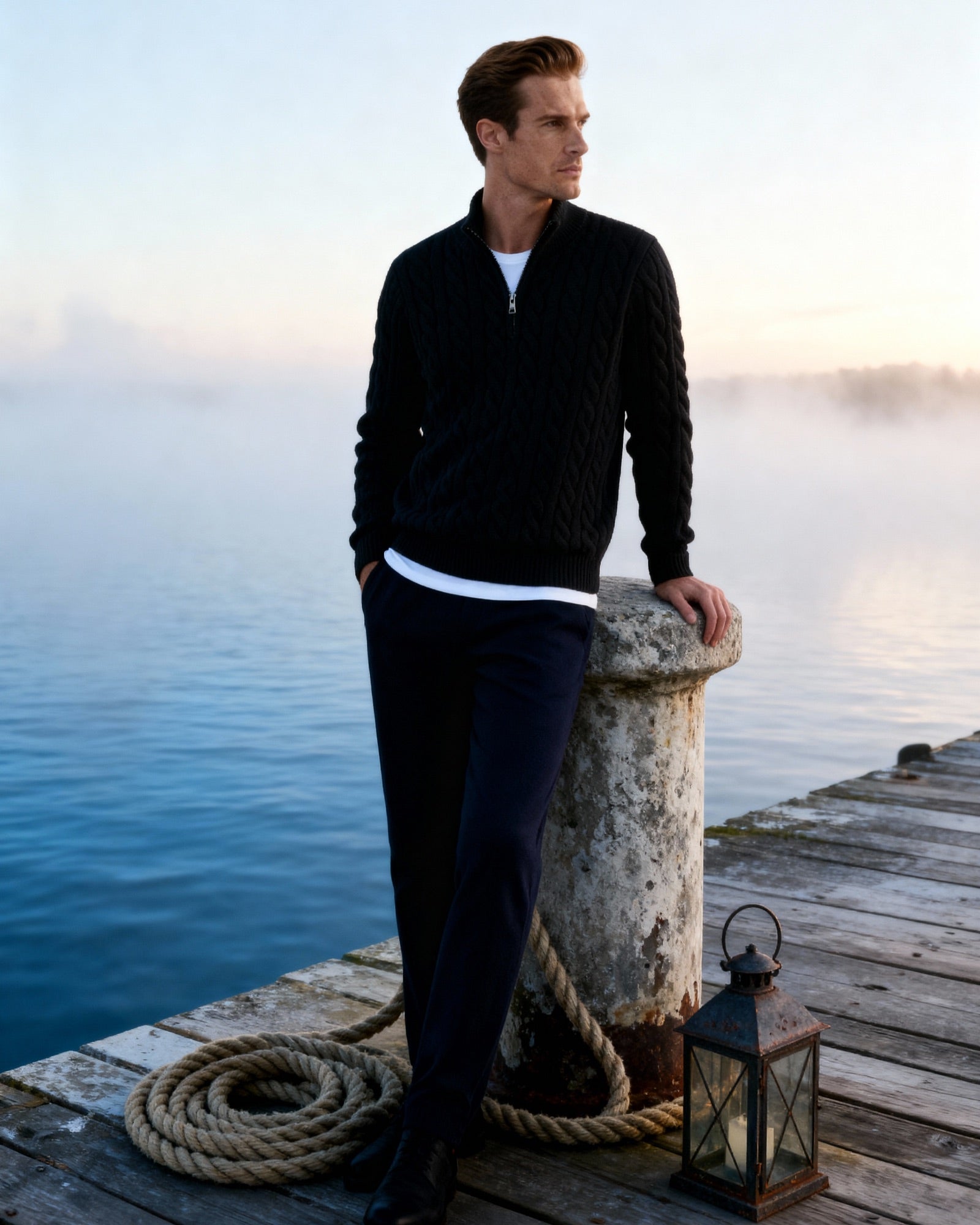 Ciedera Half Zip Sweater