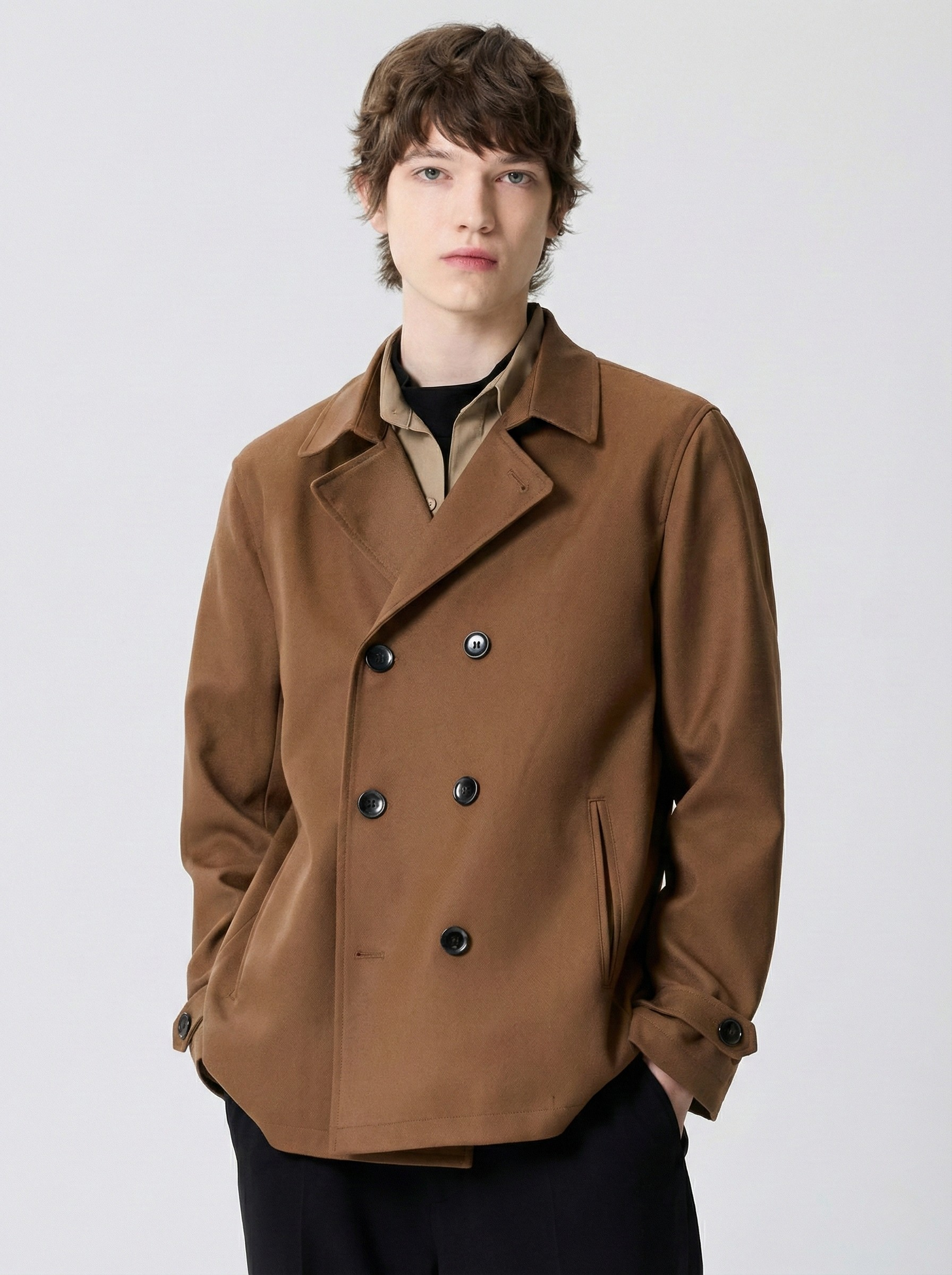 Belmont Tailored Double-Breasted Coat