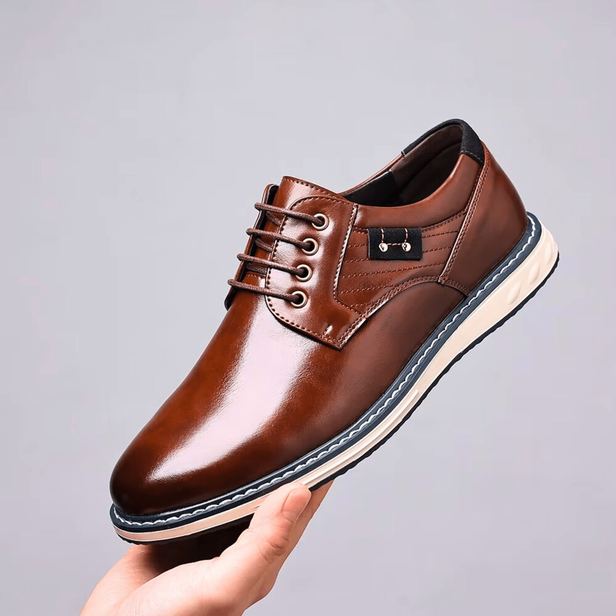 Napoli Leather Derby Shoes