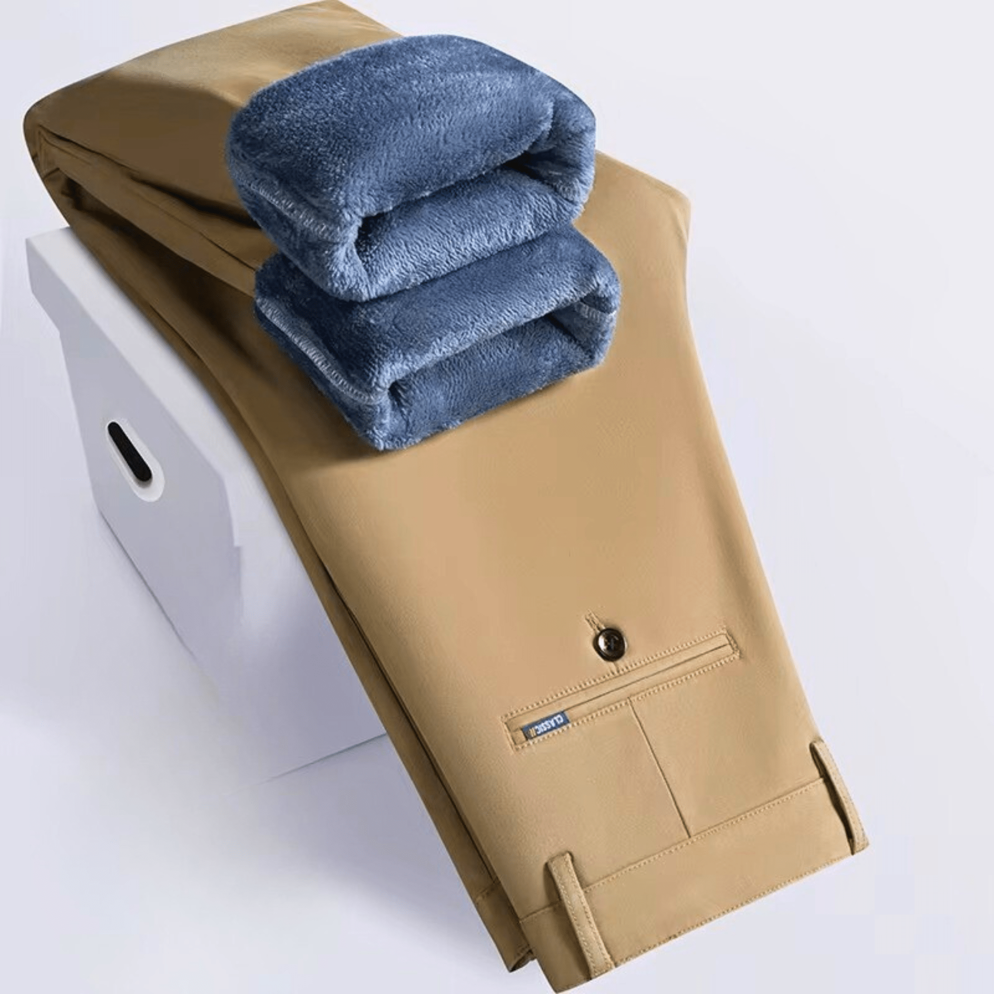 Orseno Fleece-Lined Chinos