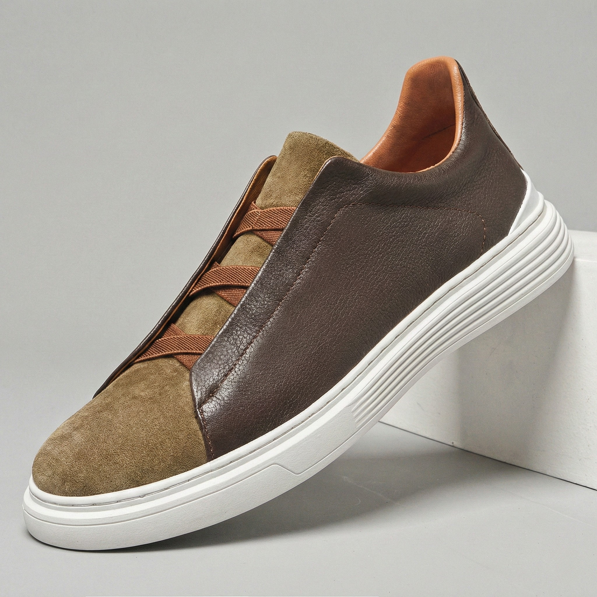 Sebastien Leather & Suede Sneakers