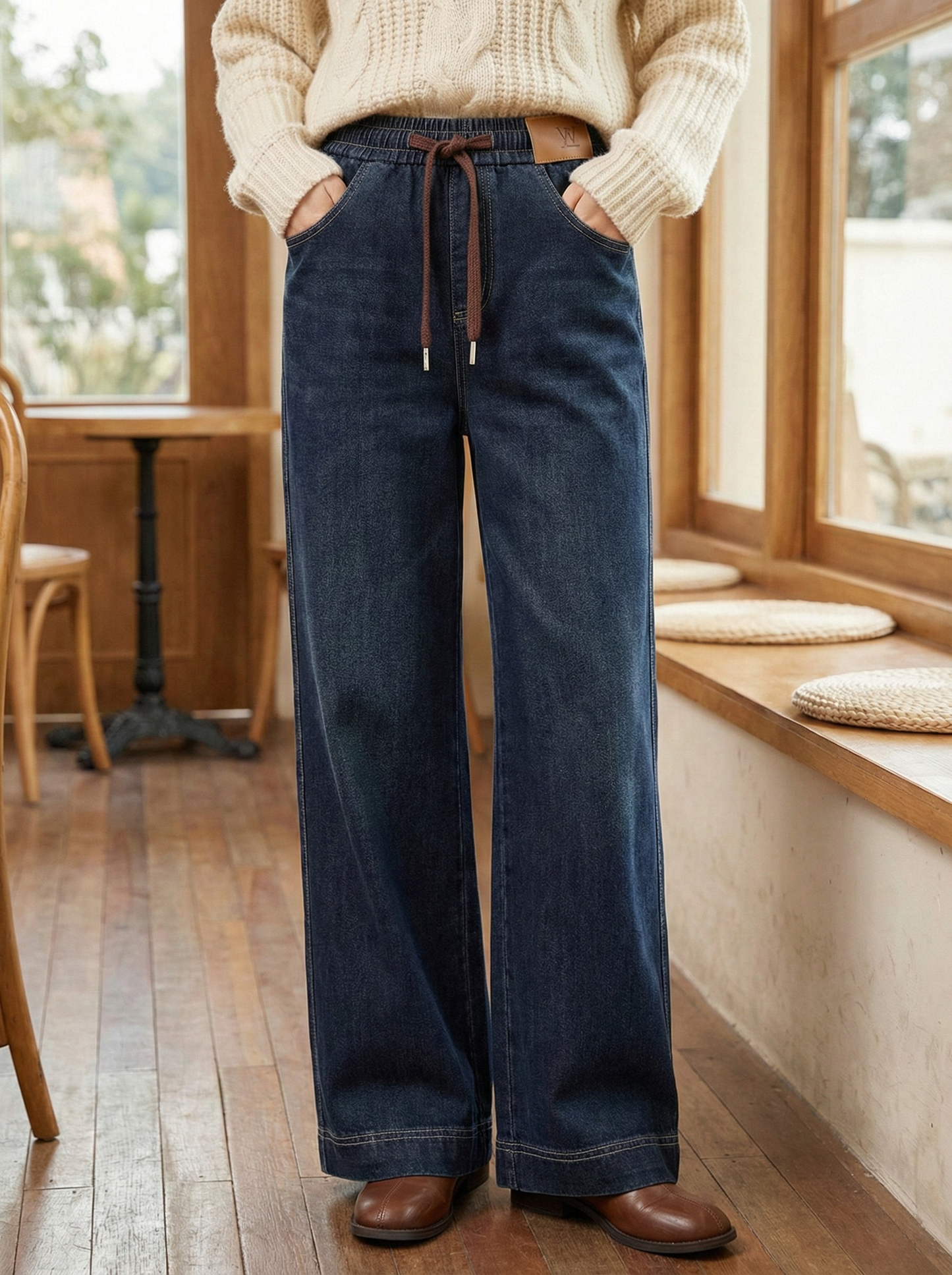 Silvia Relaxed Fit Drawstring Trousers