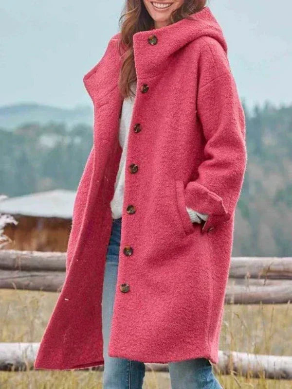 Ciedera Textured Button-Up Coat