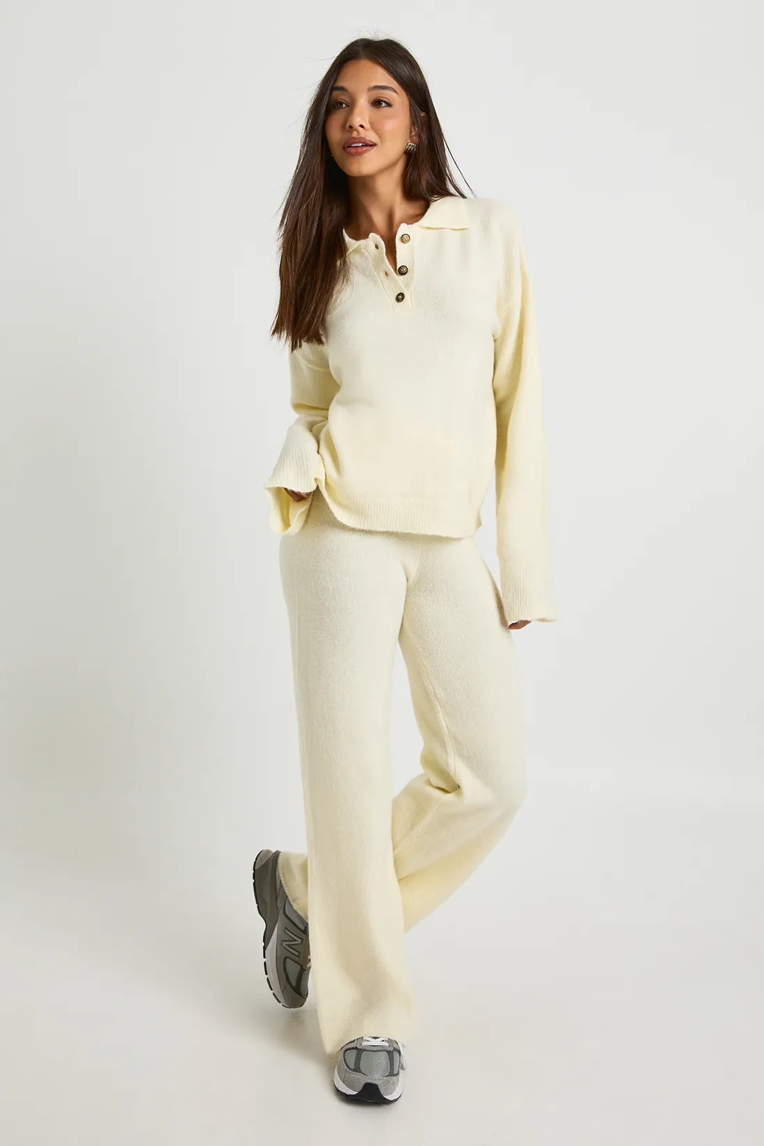 Ciedera Collared Co-Ord Cream