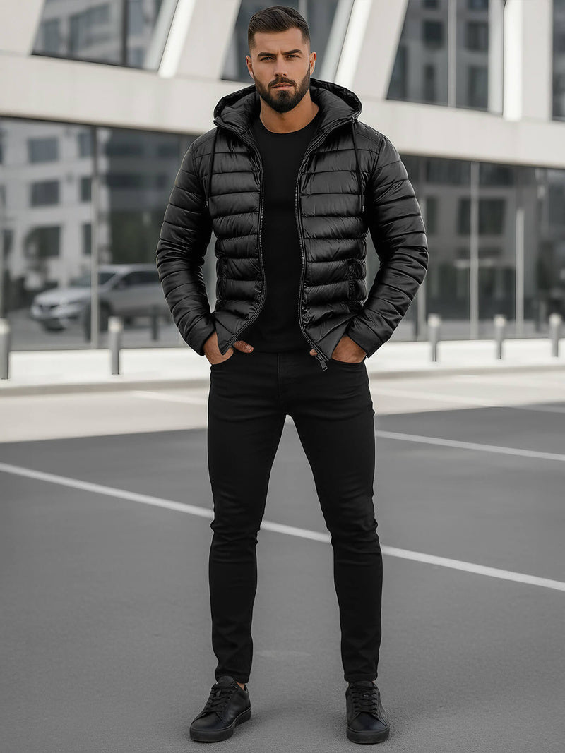 Ciedera Quilted Hooded Jacket