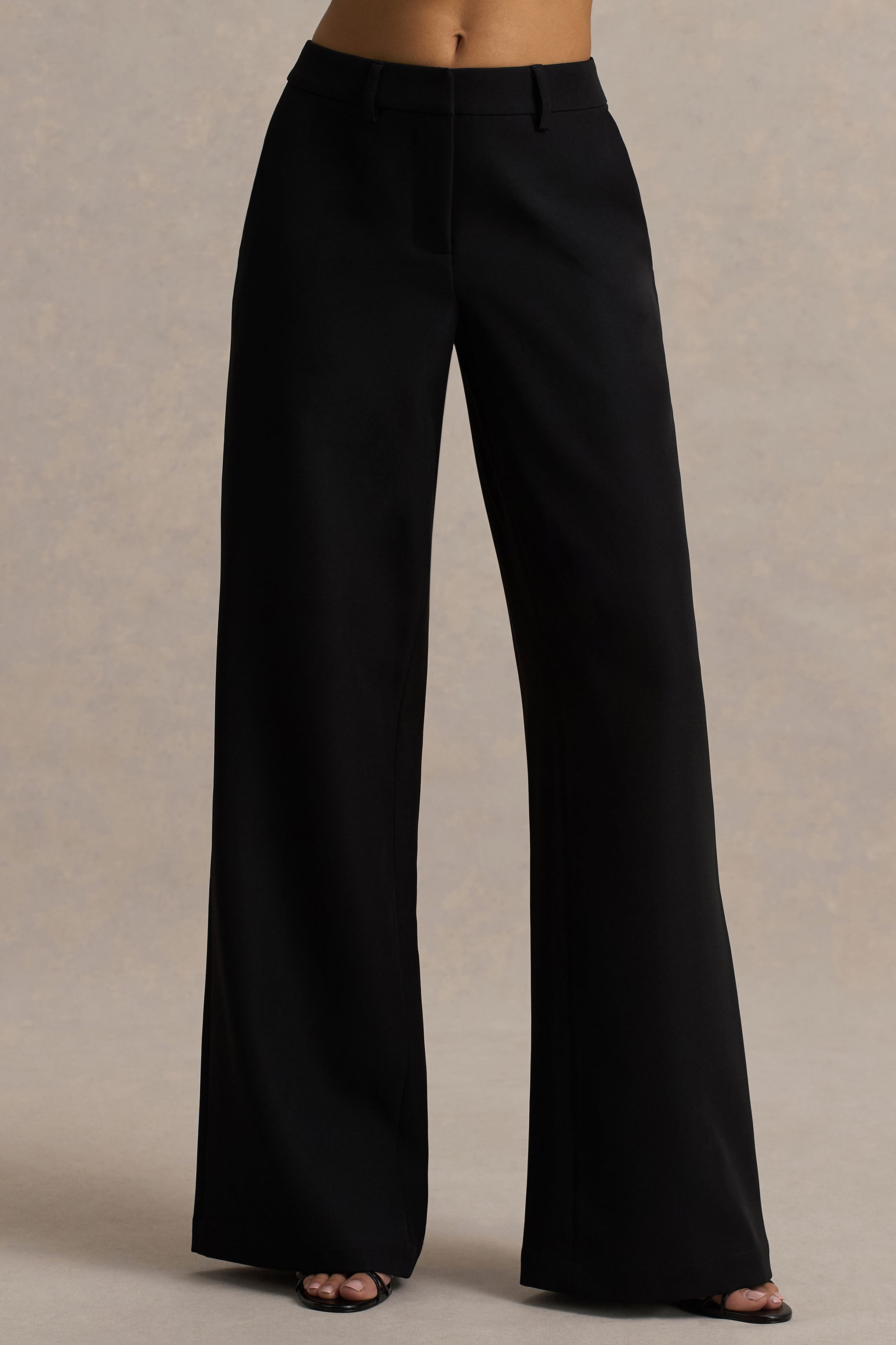 Ciedera Straight-Leg Trousers Black