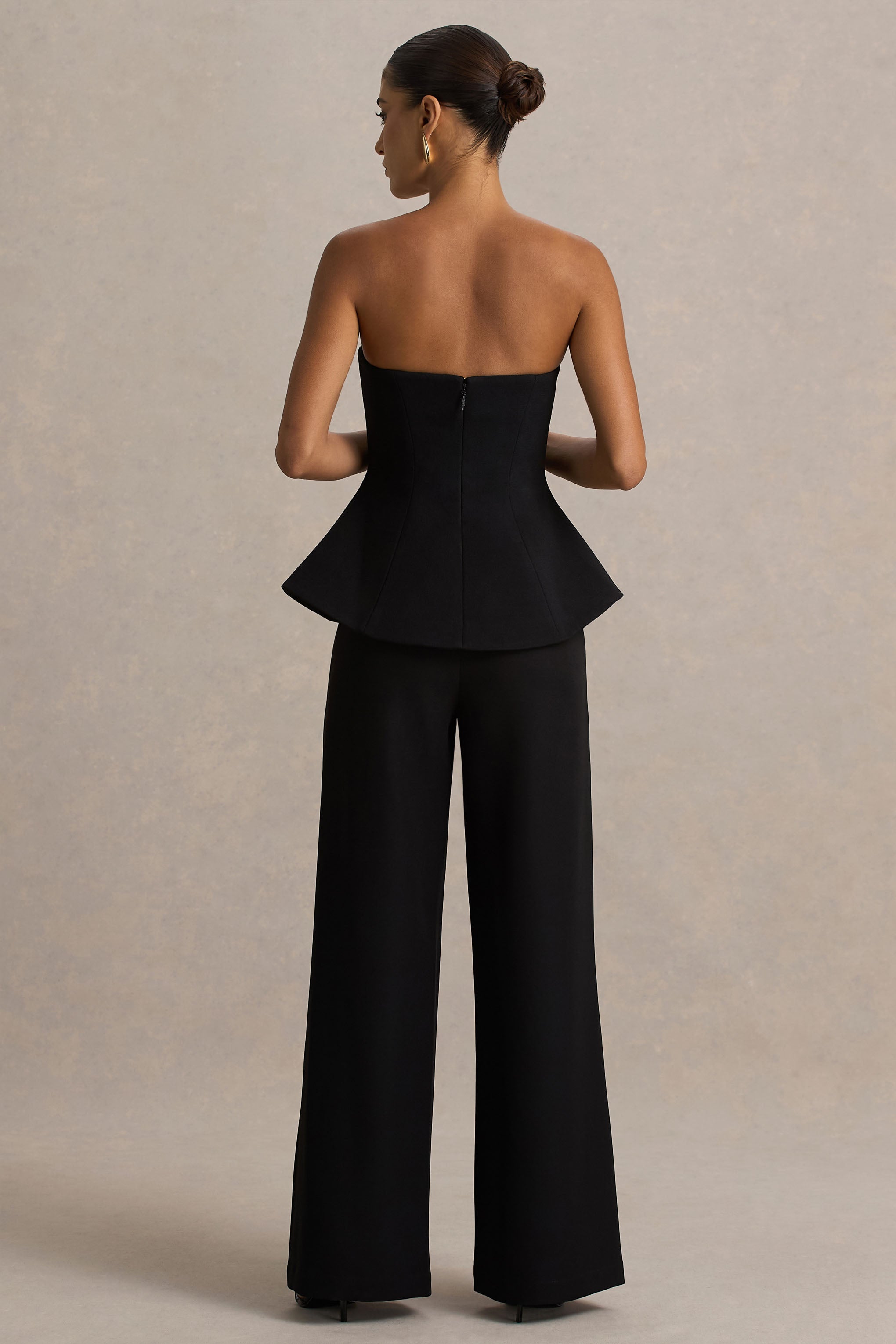 Ciedera Straight-Leg Trousers Black
