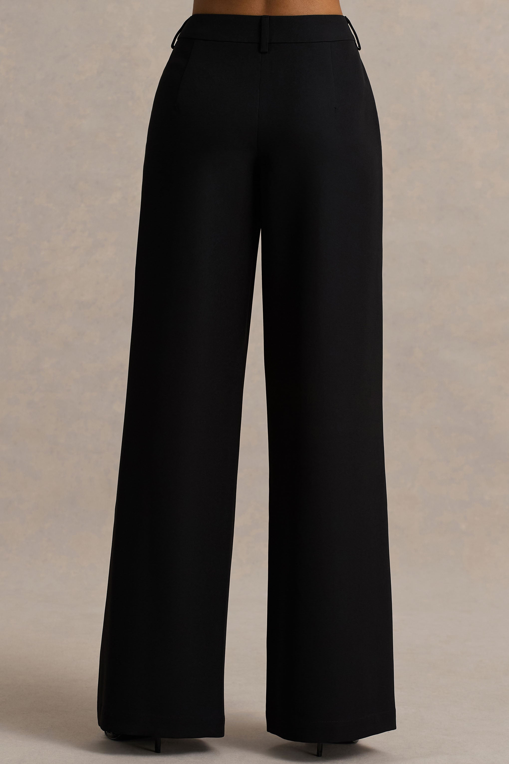 Ciedera Straight-Leg Trousers Black