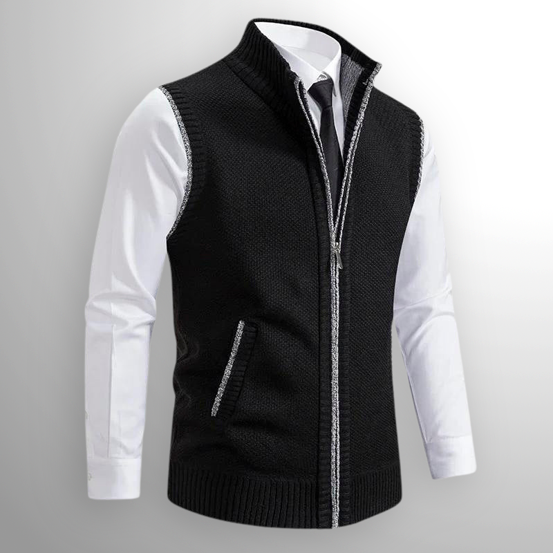 Ciedera Knitted Zip Vest