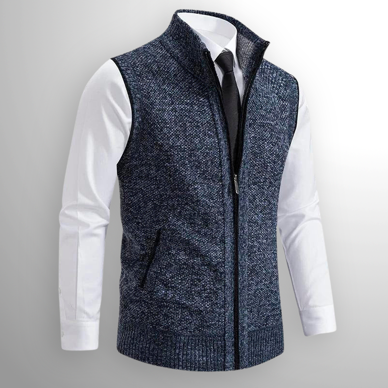 Ciedera Knitted Zip Vest