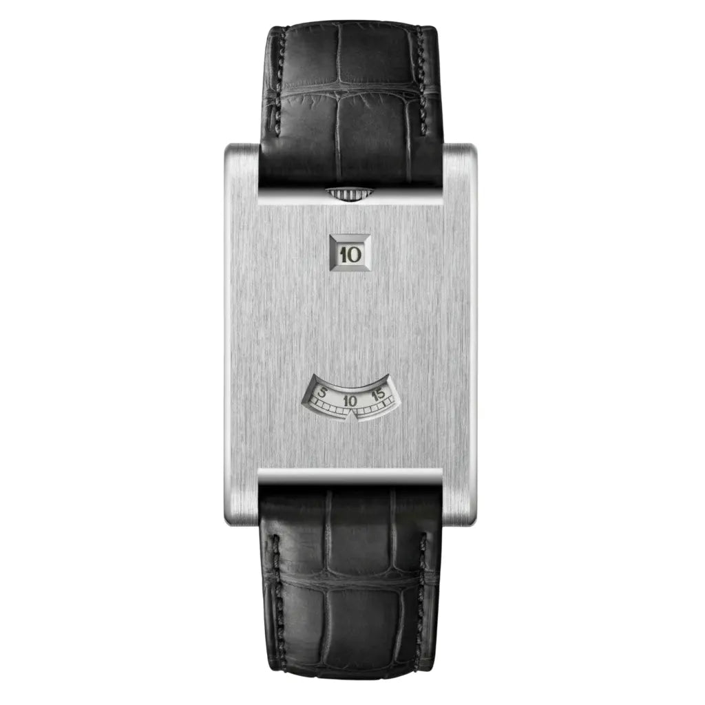 Vexoris Rectangular Jumping Hour Dress Watch