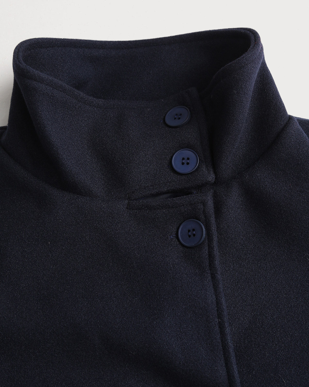 Ciedera Single Breasted Loose Jacket Blue