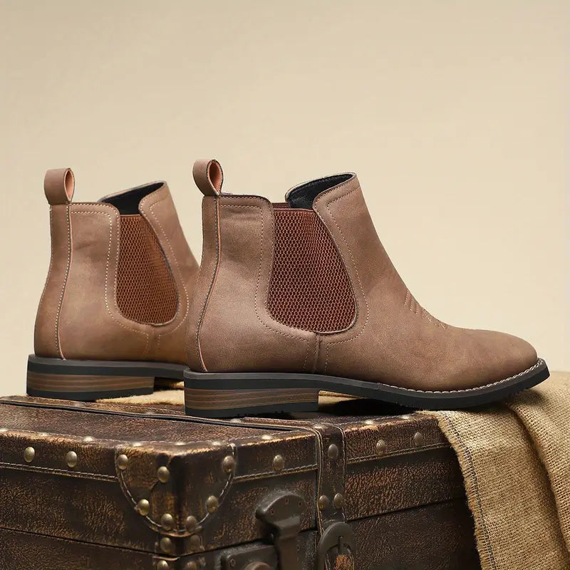 Ciedera Classic Leather Chelsea Boots